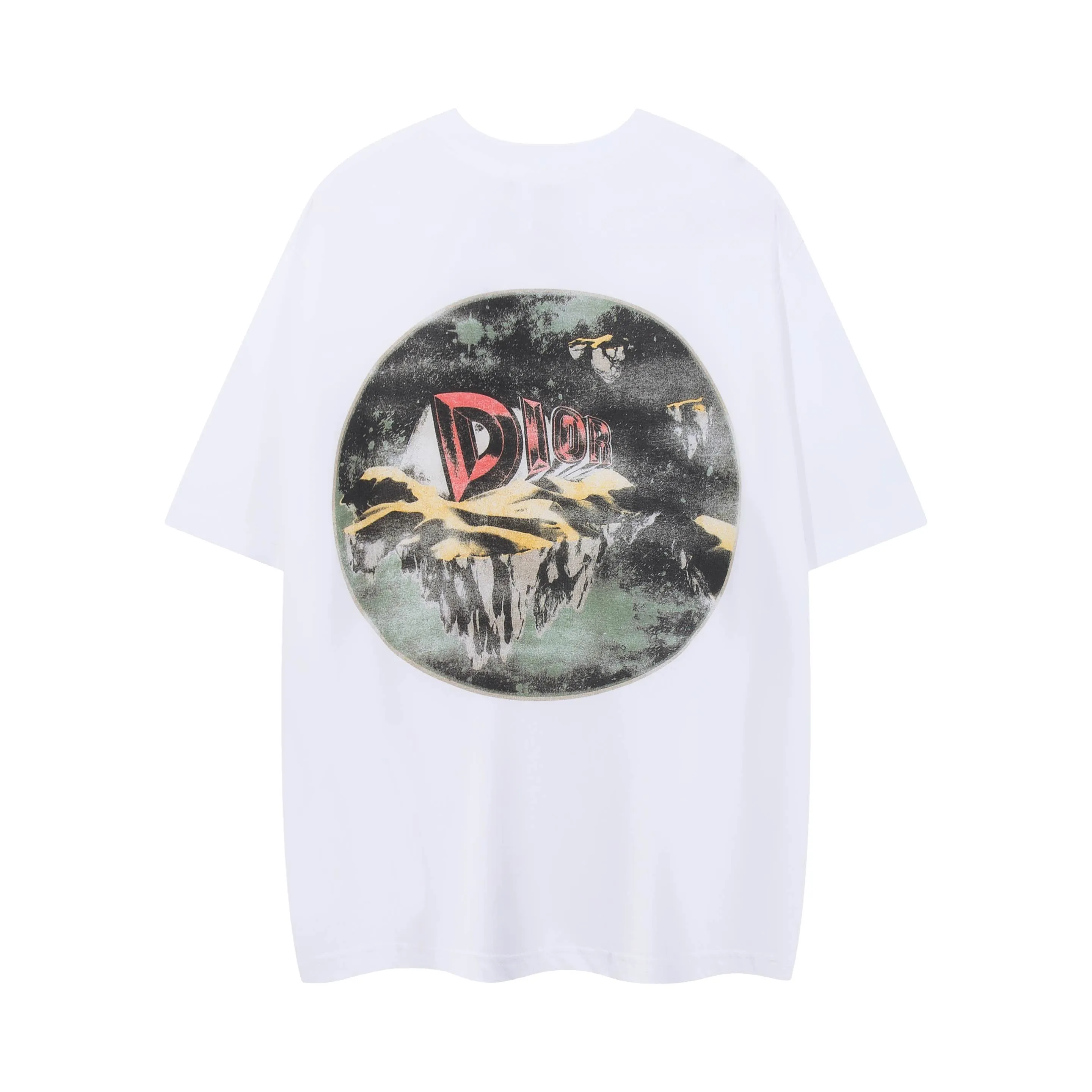 🅿️200 High-quality new DIO*CD desert dune universe theme short-sleeved T-sleeves Highly combed cotton short-sleeved garments washed to add texture Use imported digital direct injection for multiple debugging to perfectly restore the three-dimensional texture of the printing Very good accessories Customized details Real shots Same style for men and women Size: xs-l