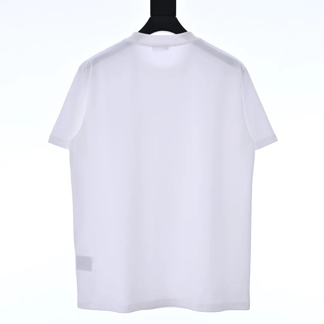 🅿️330 DIOR CD embroidered monogram short-sleeved T-shirt. The original version was purchased from Taikoo Hui for 7400. The original version is customized with 270g cotton fabric, haze blue, apricot dyeing, and the thread dyeing is the same as the original version. The graphic design reinterprets the classic logo. Contrasting logo patch at chest. The imported machine embroidery process makes the letter logo show a delicate and exquisite effect, enhancing the decorative effect. Use an embroidery machine to embroider the designed letter logo onto the patch. Color: black, haze blue, apricot, white Size: S-L