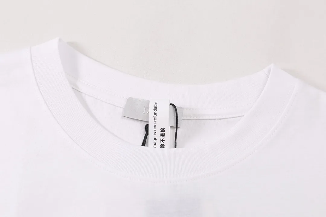 🅿️180 High-quality new Dior-Dior-25 new printed letter logo short-sleeved T-shirt, complete with three labels Size: XS-L