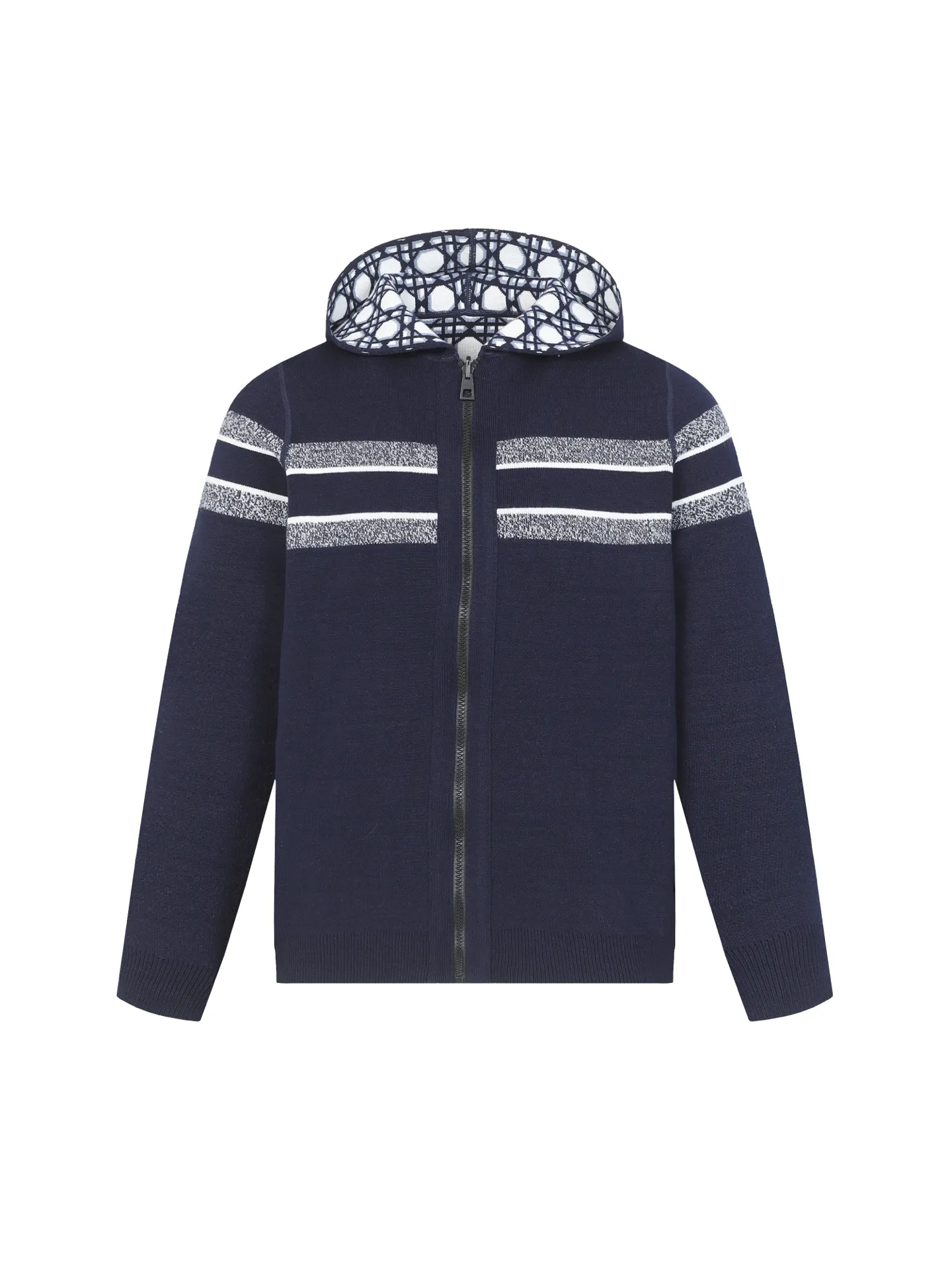 🅿️450 Dior/Dior 24FW Alpine ski series double-sided cashmere zipper hooded jacket sweater, directly from the official website and developed simultaneously with the original version! Matching the whole garment. High-quality cashmere fabric. Thick texture, delicate and soft. Reversible. You can compare at will by looking at the details in the picture. Size: S M L
