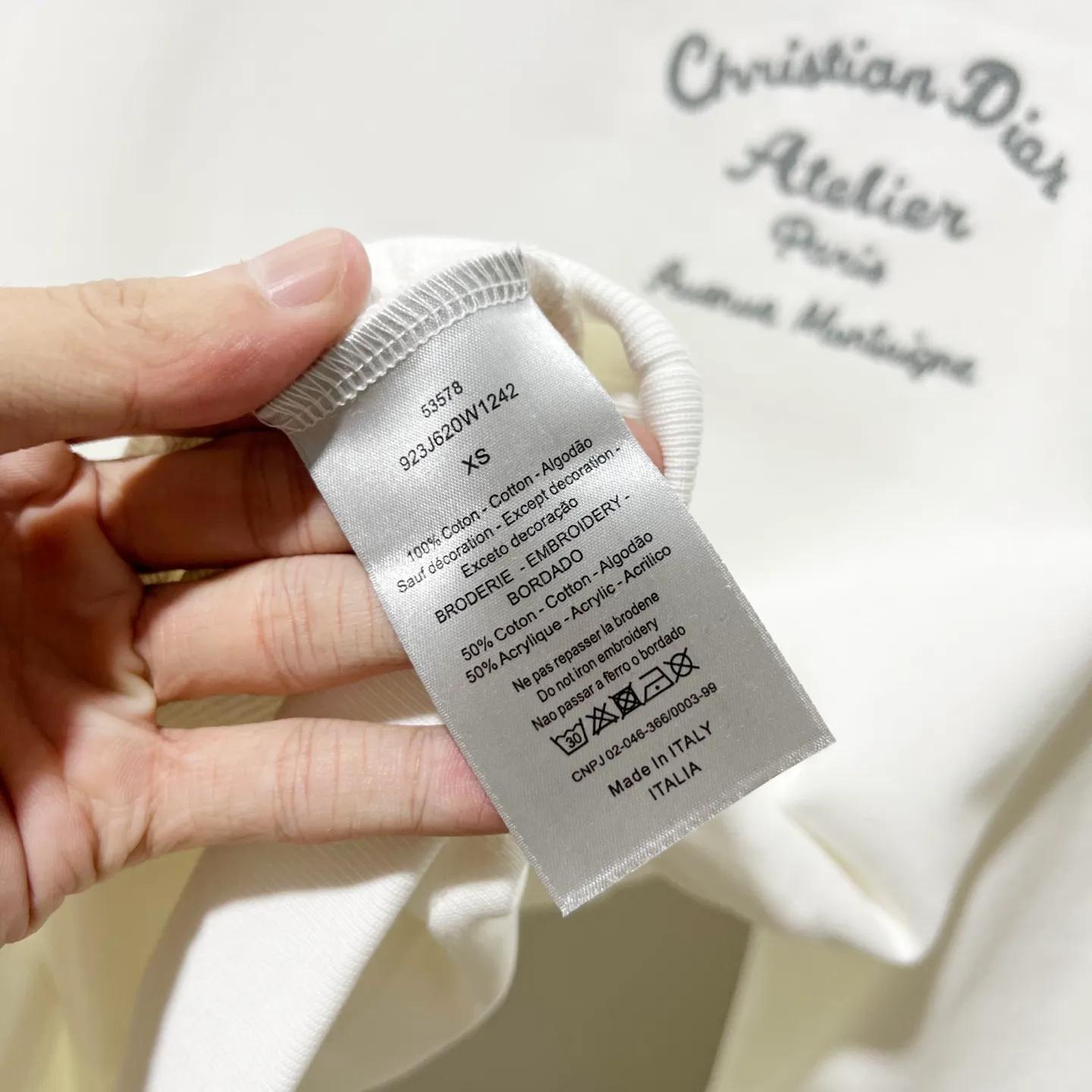 🅿️290 DIOR/Dior 420g pure cotton fabric hooded sweatshirt, front and back knot letter signature ✍️embroidery🪡LOGO logo, official synchronization, high version, high quality, fashionable personality, versatile trend, pure original quality, original fabric, tag, collar label, washed wheat, complete three standards, color: black, khaki, white, gray. Size: XS-L