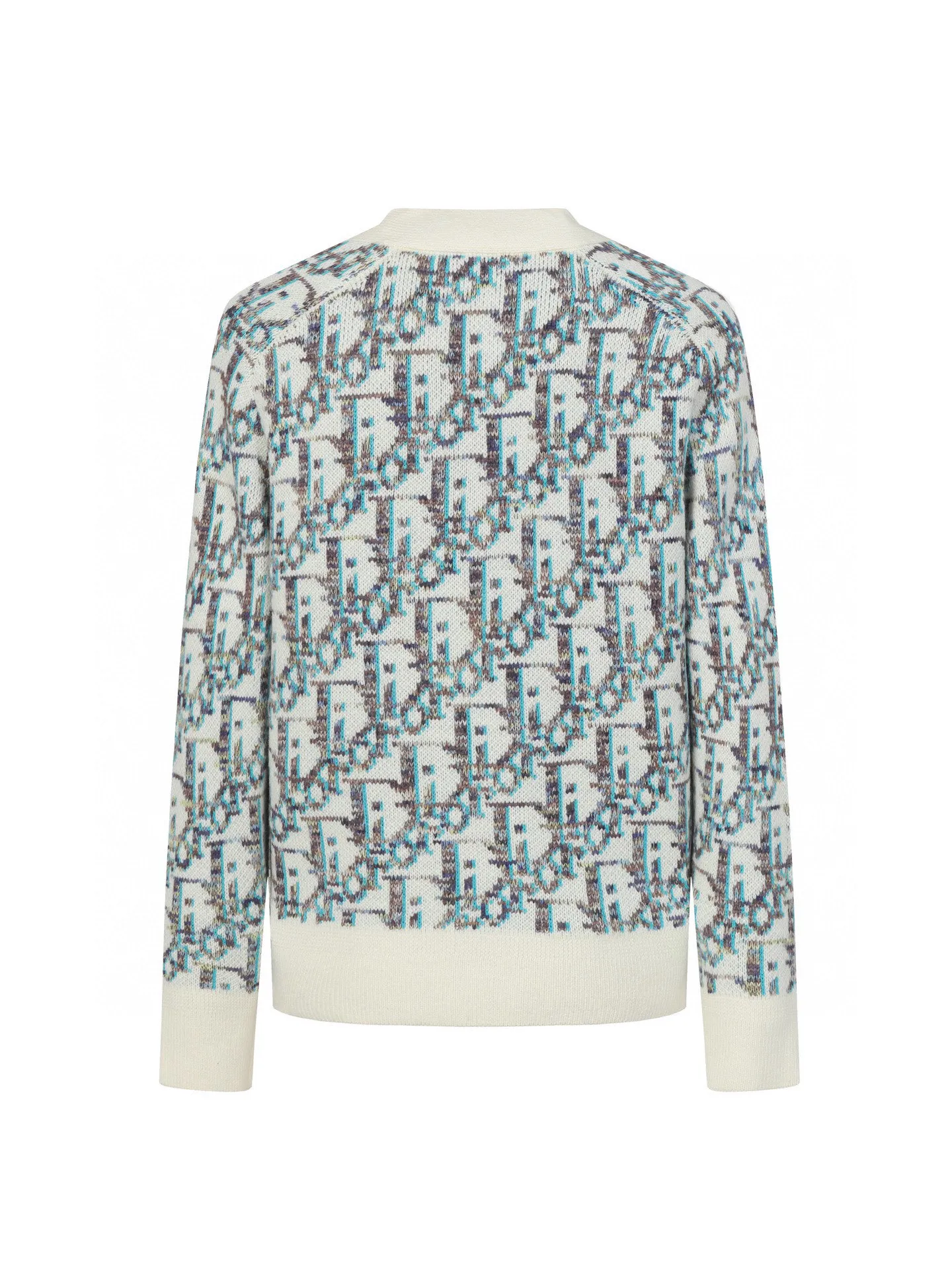 🅿️610 Dior/Dior presbyopic all-over printed wool cardigan is made of 55 wool blended materials, 55% wool and 45% cotton. The weaving method uses 10-count medium-thick and fine grain. It is woven on an imported wool loom. The sweater reinterprets Dior's classic Oblique print pattern. Crafted from sheep wool jacquard with ribbed details for a classic silhouette. Can be paired with a variety of outfits to show off your personality. size: S M L XL