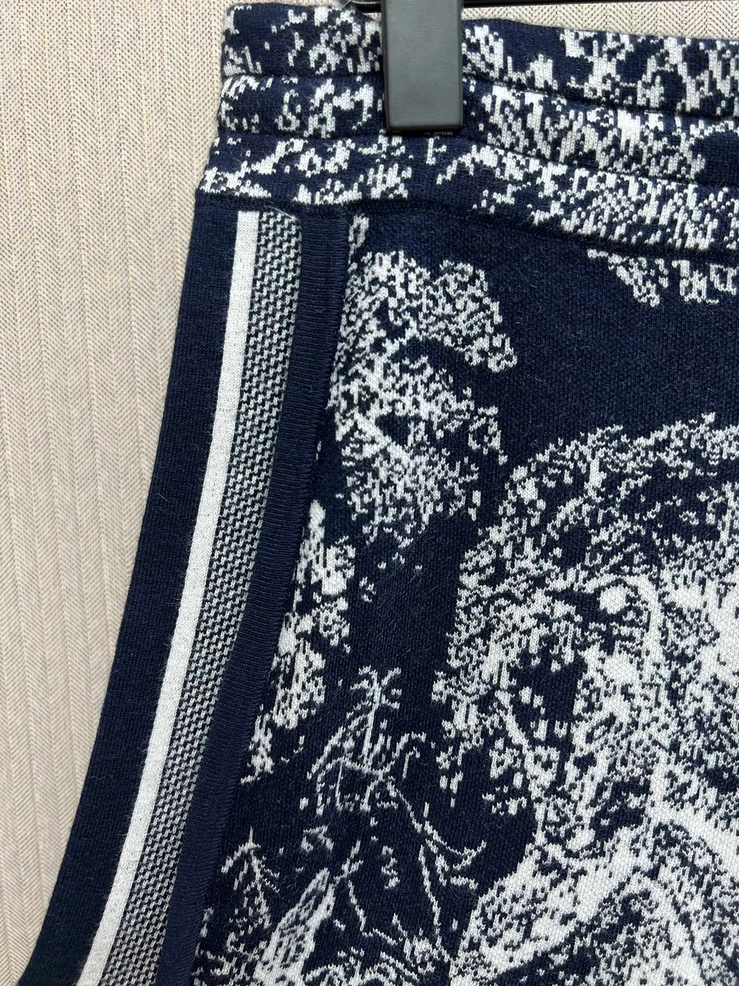 🅿️680 complete set of Dior 25ss new letter logo Rui jungle jacquard loose knitted shorts Size: S.M.L.