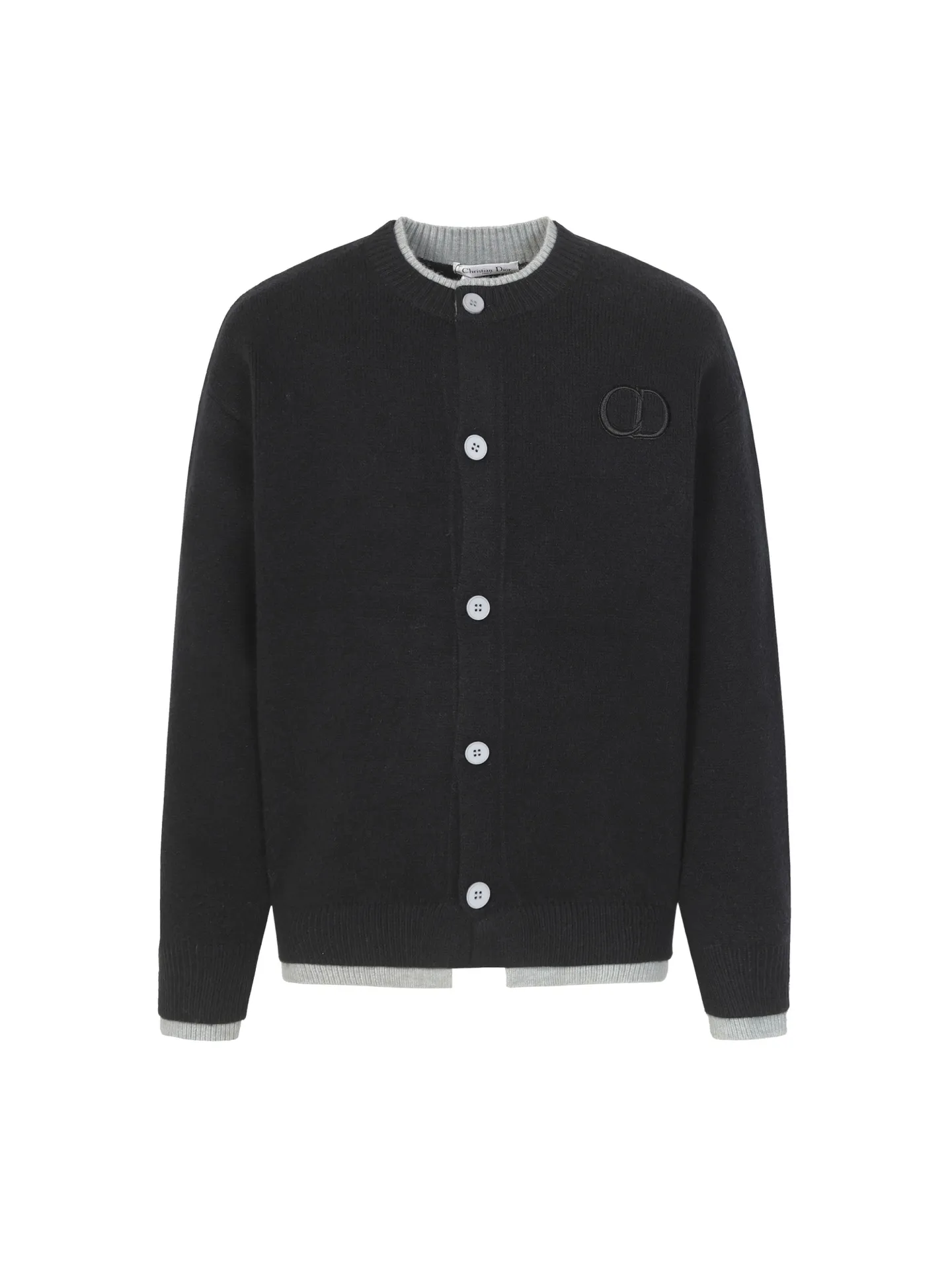 🅿️430 [Top quality] CD/Dior letter logo embroidered crew neck sweater. The fabric is made of 55% merino wool fabric, 35% cotton yarn and 10% polyester. This fabric has high thermal insulation effect and upper body comfort. The embroidery uses 3D three-dimensional embroidery, and the chest is embellished with the DDIOR embroidery logo. Garment washing water removes impurities and lint smell, while effectively fixing the pattern and adding hand feel. Dior Couture logo embroidery on the chest enhances style. Wear it with jeans and sneakers for a sophisticated yet casual modern look. Size:S/M/L/XL