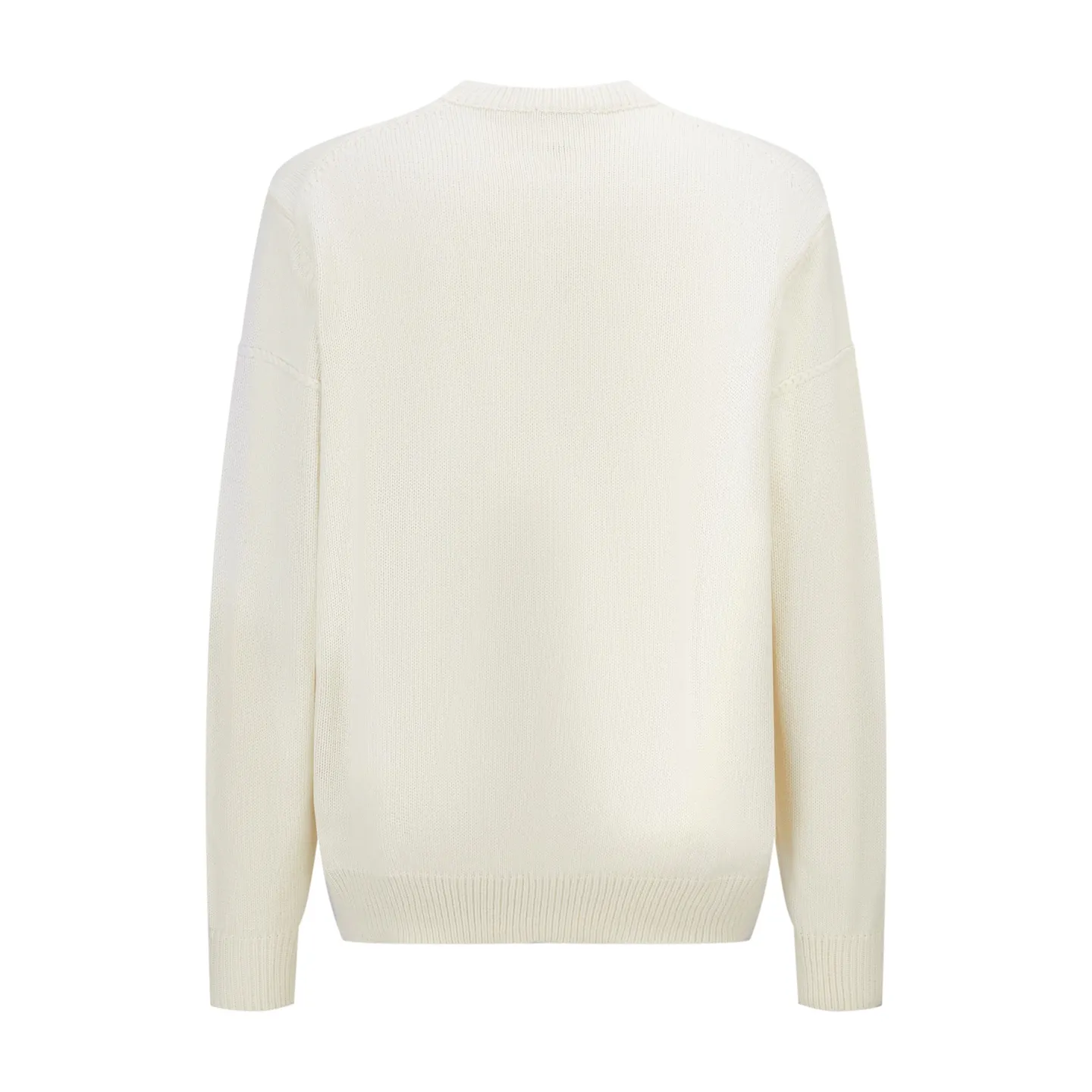 🅿️480 CD 26SS machine-sewn thread embroidered logo crew neck sweater (apricot). The original version was purchased for 16,000 and developed. The fabric is made of 50% wool and 50% cotton yarn. The chest logo is woven with a positive 7-needle imported machine, and the size is customized according to the original 1:1 data. Garment washing - removes impurities on the wool surface - fixes the color - fixes the pattern - adds hand feel. This knitted sweater is new to the Spring 2026 men's collection and is decorated with the Dior Ribbon logo, paying homage to the exquisite craftsmanship of the Dior workshops. Crafted from white sheep's wool jersey with a ribbed crew neck, cuffs and hem. The elegant fit can be paired with jeans for a casual yet chic look. Dior Ribbon embroidery, ribbed crew neck, cuffs and hem. Size:S-M-L-XL