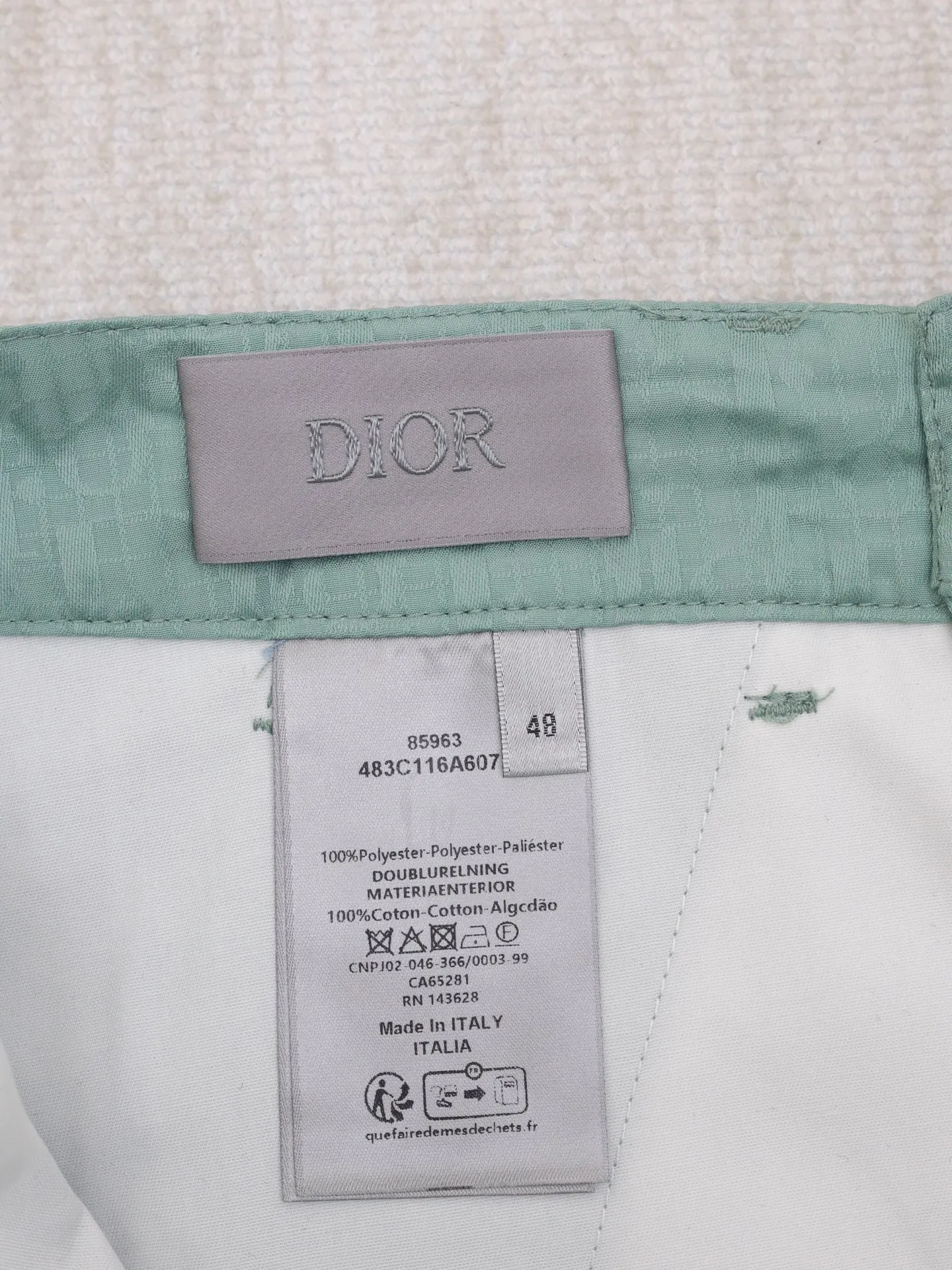 🅿️430 Dio*/Dior 25SS new oblique printed mulberry silk blend cargo shorts. Equipped with zipper buttons and hook fasteners, two side welt pockets, two front zipper pockets with Dr zip pullers, two rear welt pockets, and belt loops.  Size：S/M/L/XL