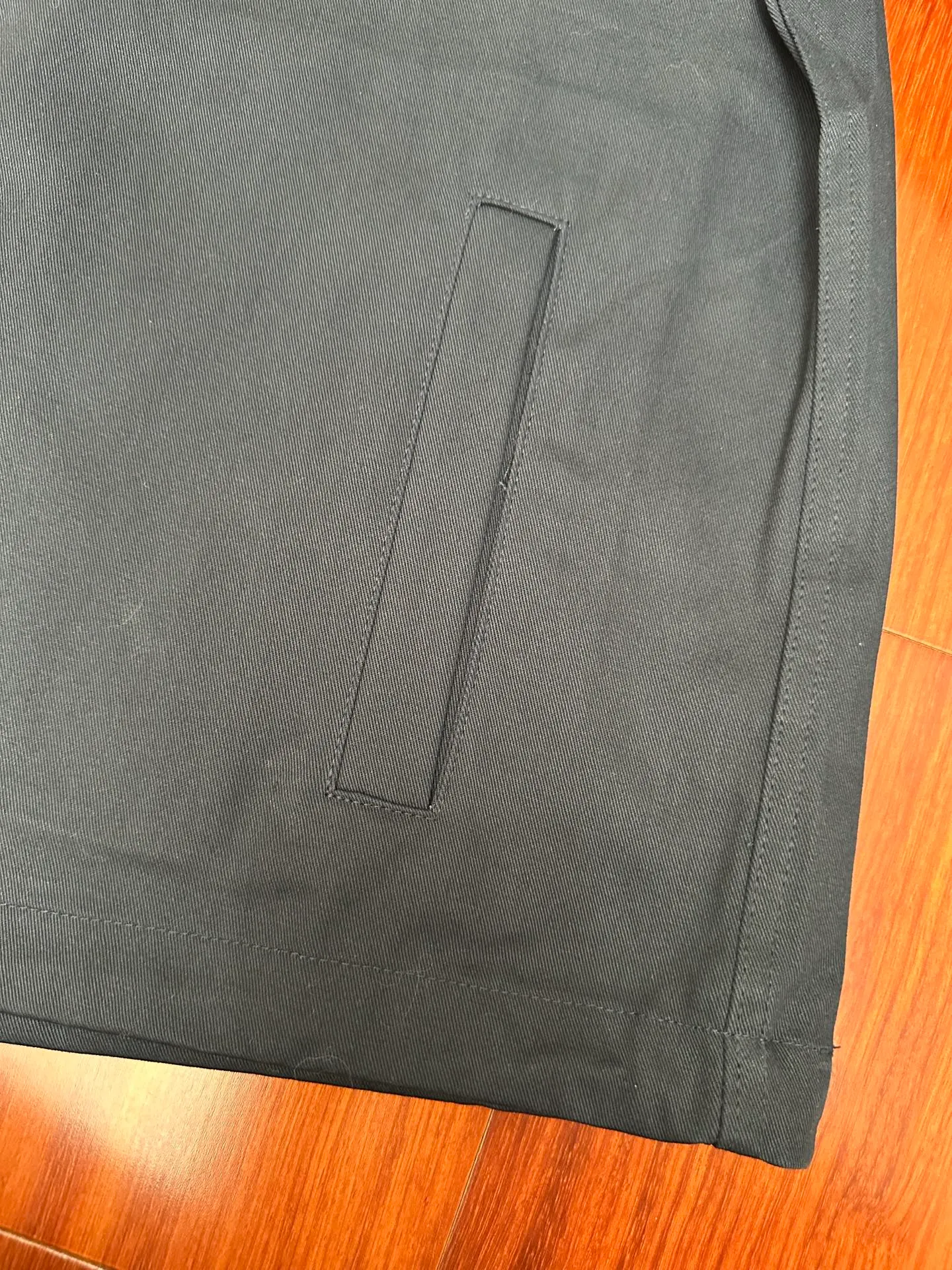 🅿️540 DIOR Dior 25ss new navy blue cotton twill jacket. Classic style shows casual style. Drawstring at the bottom. Size: S M L XL