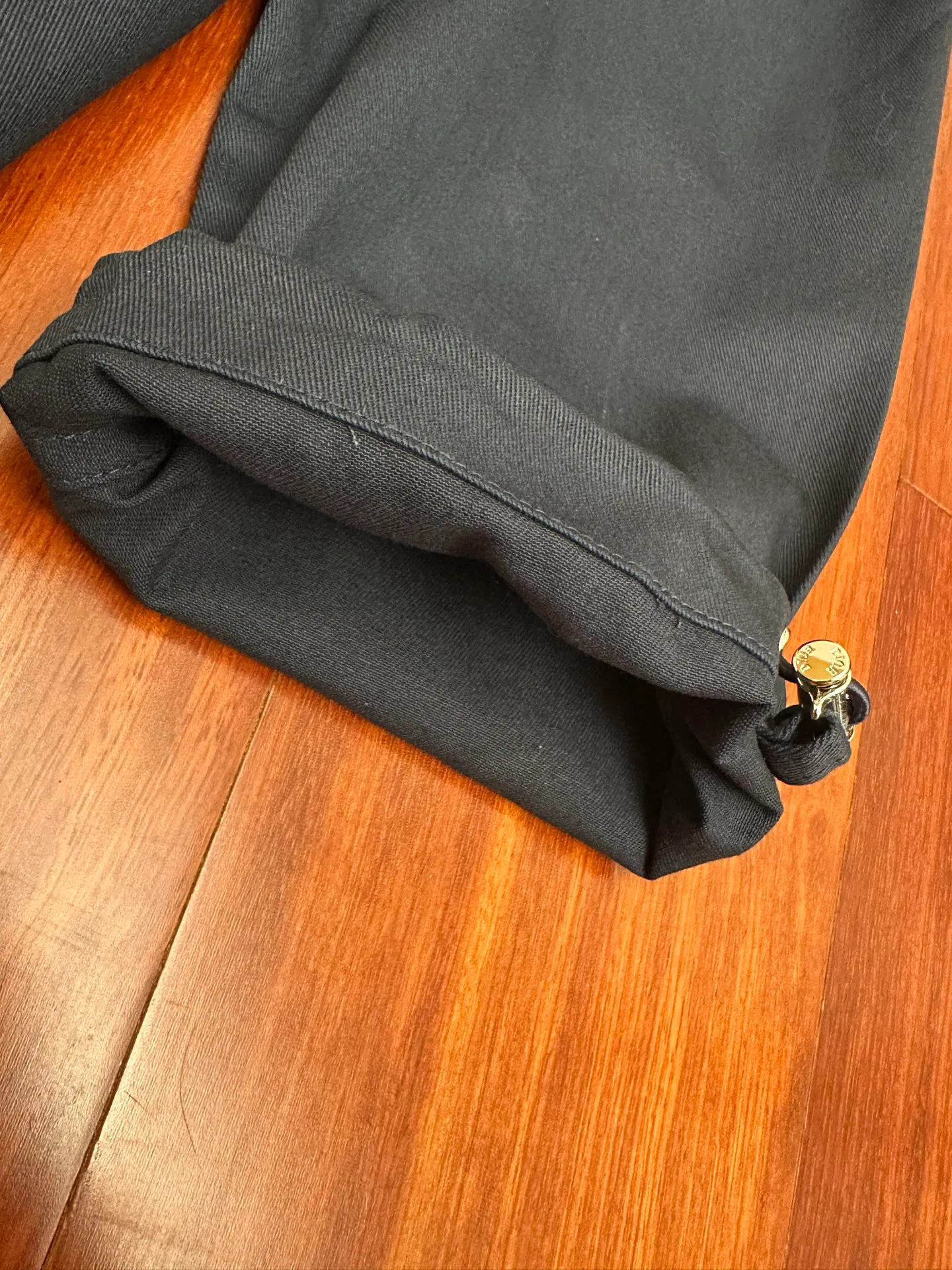 🅿️540 DIOR Dior 25ss new navy blue cotton twill jacket. Classic style shows casual style. Drawstring at the bottom. Size: S M L XL