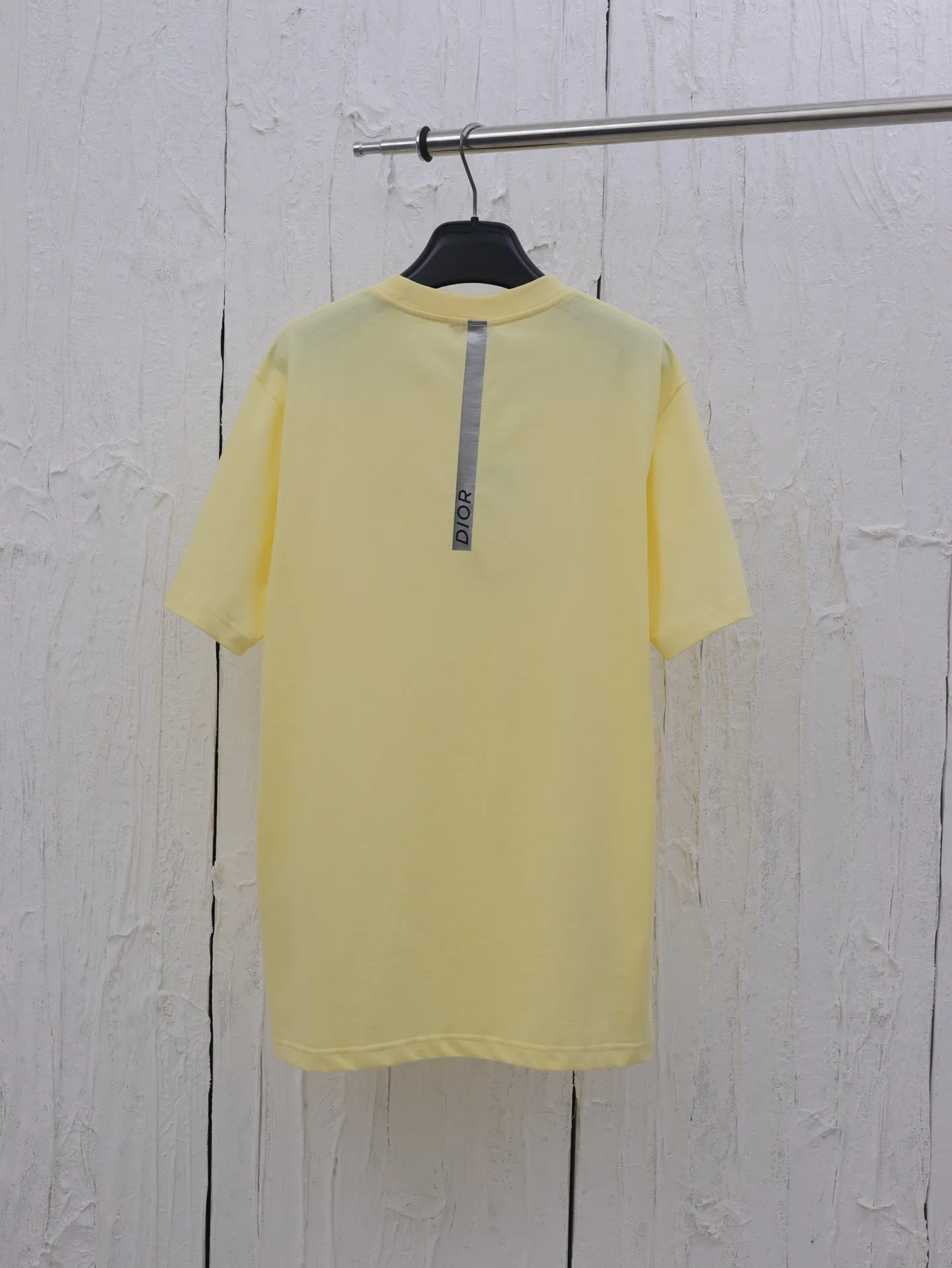 🅿️250 Dio*/Dior 25SS micro-label embroidered short-sleeved T-shirt, color-matched dyed fabric, jacquard flat machine thread, round neck vertical version, full set of accessories! Using 100% cotton fabric, multi-dimensional testing to compare color difference issues, and debugging the final restoration effect Size: S/M/L/XL