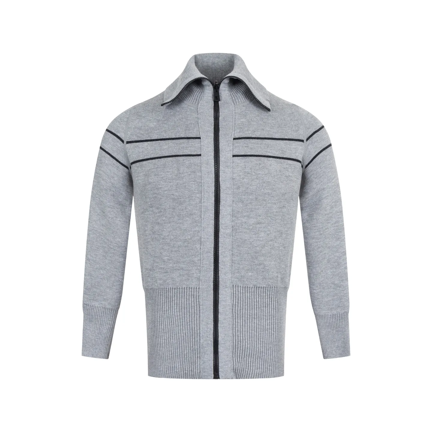 🅿️520 [Exclusive supply] CD 25FW presbyopic double-sided military collar zipper knitted jacket. The original purchase was 32,000 and developed. The fabric is carefully made of high-quality cashmere blended knitted fabric. This DIOR cardigan reinterprets the brand's classic logo in an innovative way. The double-sided design brings two wearing styles: one side is simple and pure gray, and the other side shows the iconic Oblique print pattern. The short slim fit and front zipper closure make it easy to wear on a daily basis. The details are ribbed on the collar, cuffs and hem to ensure comfort and maintain the silhouette. The medium-thick knit gives the garment just the right amount of warmth and drape. The lining-free design maintains the overall lightness. Professional dry cleaning is recommended. This cardigan can be layered with Oblique printed items from the same series to easily create a layered and exquisite look, perfectly demonstrating DIOR's ultimate pursuit of materials and craftsmanship. Size:S/M/L