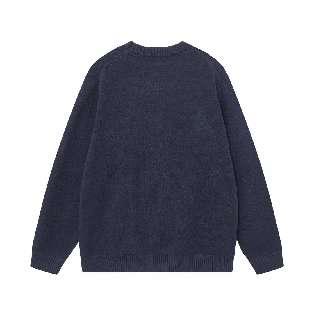 🅿️380 DIOR/Dior 24ss animal pattern jacquard round neck casual long-sleeved sweater Christan Diro is a famous French high-priced luxury brand. Dior House was founded by French fashion designer Christian Dior and is headquartered in Paris. Since its founding in 1946, Diro has been synonymous with luxury and elegance. Whether it is fashion, cosmetics or other products, Christian Dior has always been at the top of the fashion world. The reason why Dior can become a classic is not only its innovative and elegant design, but also the cultivation of many outstanding young designers. Color: navy blue beige size: S M L