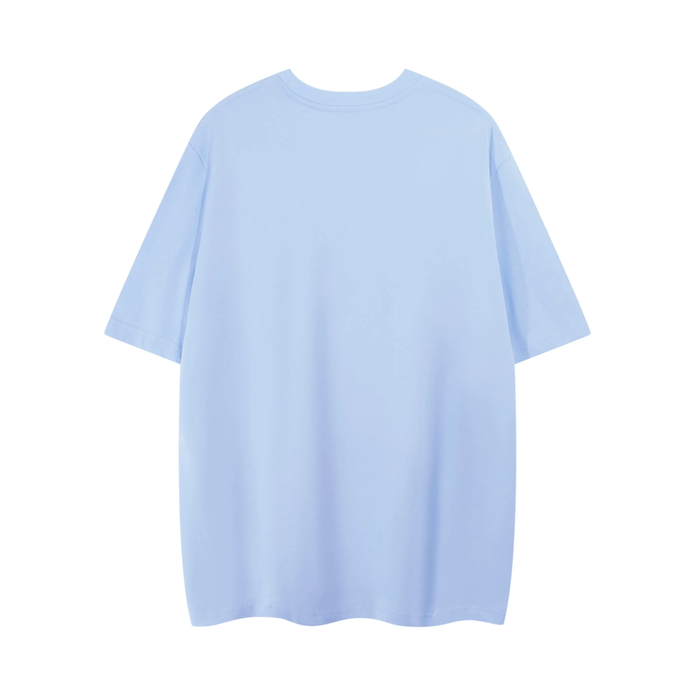 🅿️190 High-quality new DIOR Dior new series little blue cat embroidered short-sleeved T-shirt. Pure cotton double yarn fabric, using high-density thread embroidery, loose version, full set of accessories. The fabric is soft, thick and complete with three standards. Same size for men and women: XS-L