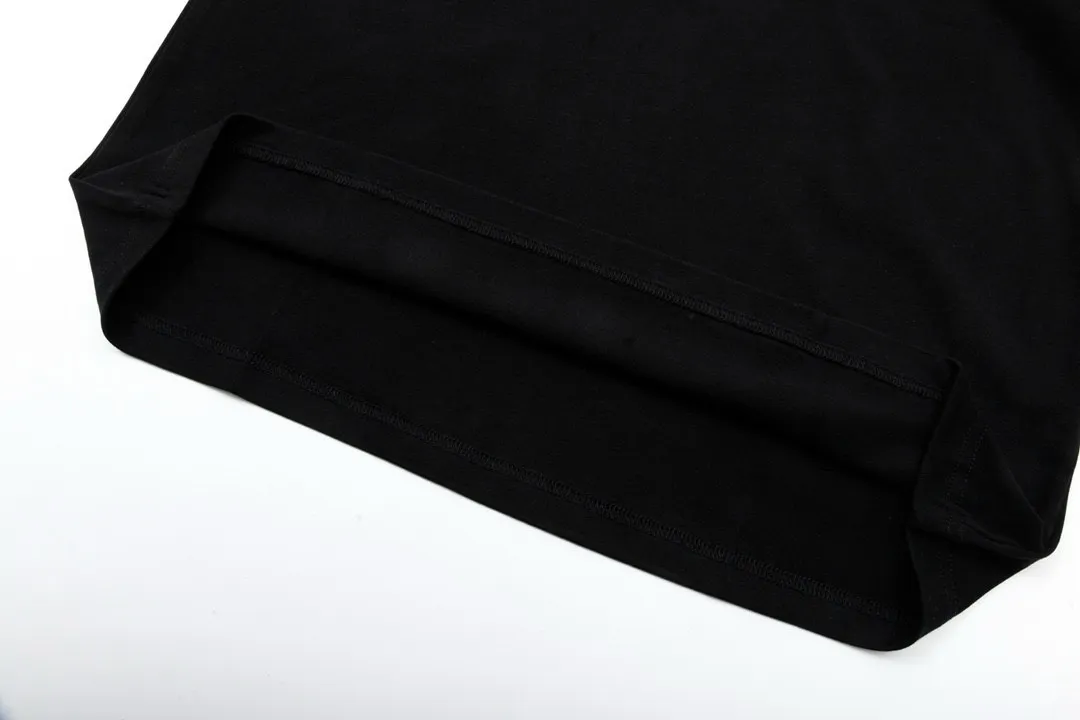 🅿️170 Dior Dior 2025 new model co-branded Stone Island limited series High-density embroidered letter logo Unisex short-sleeved T-shirt · Customized 280g 100% double yarn pure cotton fabric · Custom dyed 32 double-strand threads · Imported Tajima machine embroidery technology · Collar label, hangtag, main mark and three complete labels Color: black Size: XS S M L