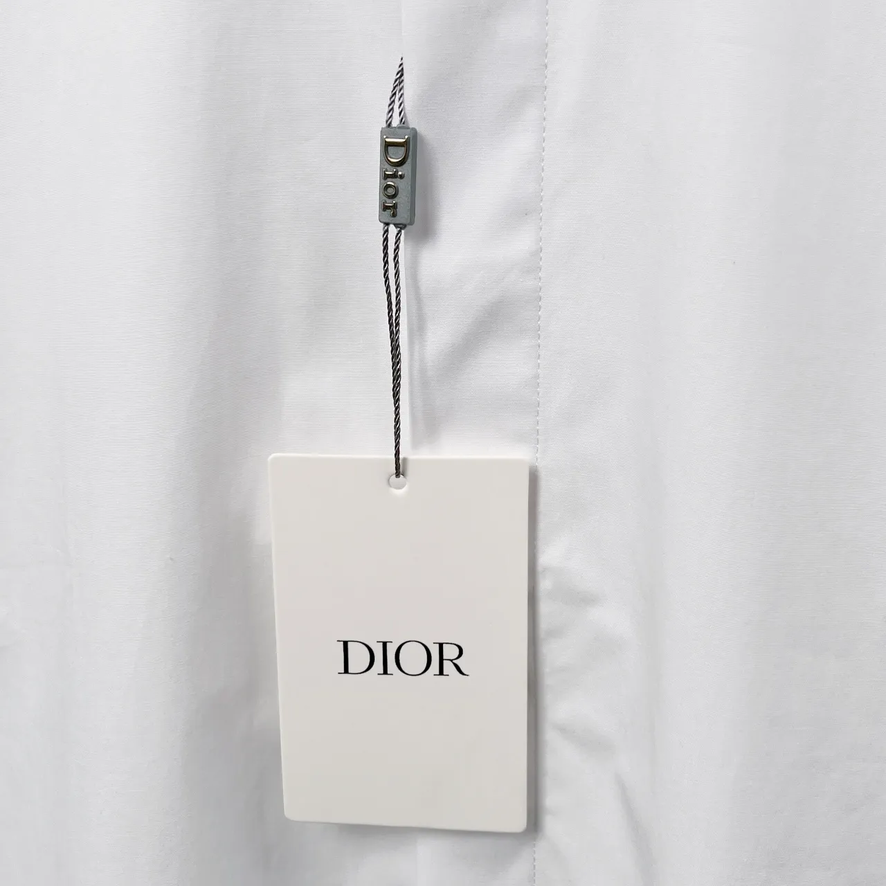 🅿️366 DIO*/Dior collar color-blocked bee embroidered shirt Size: M-3XL Color: Black White