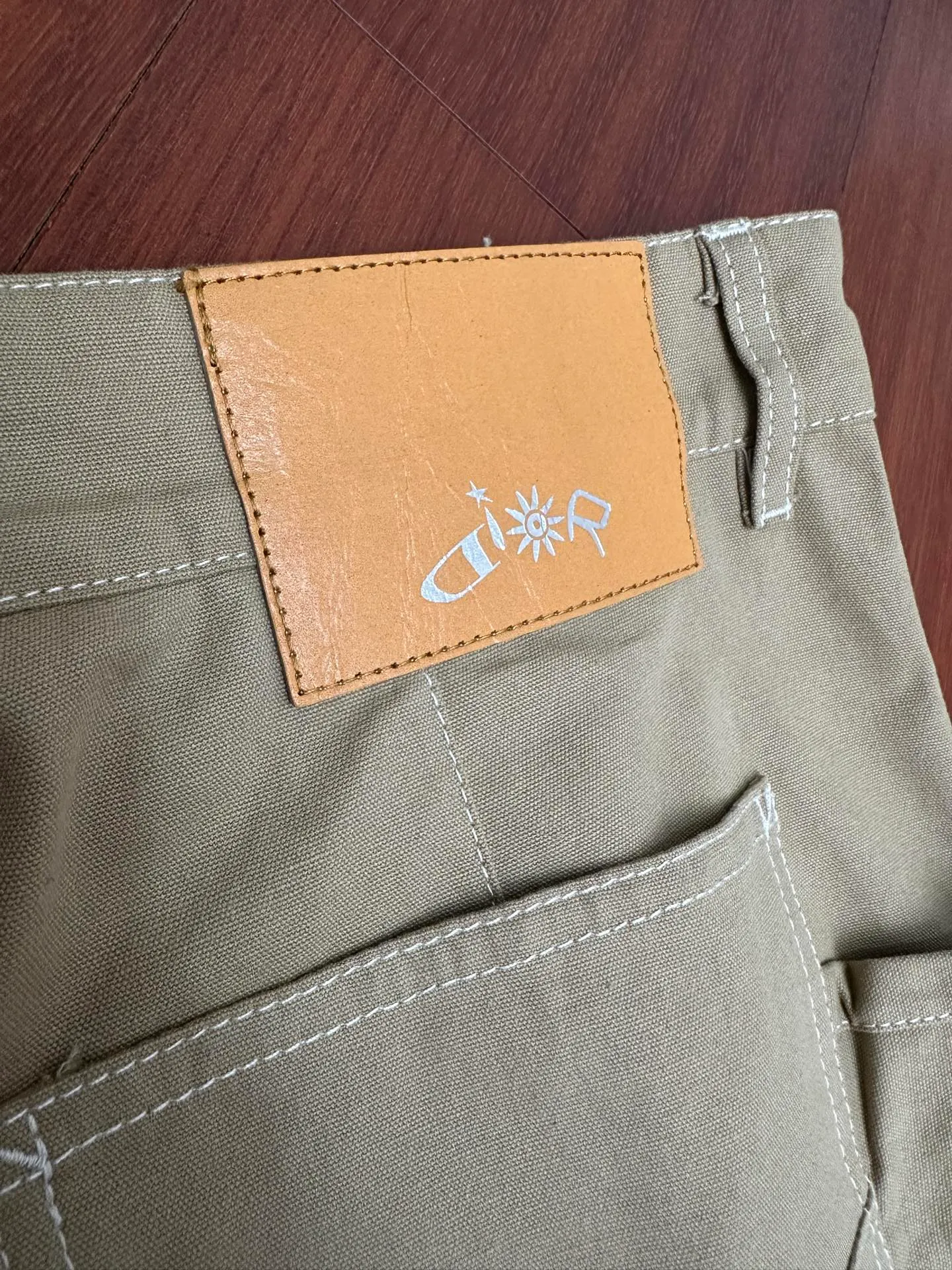 🅿️500 DIOR Dior 25ss new brown cotton shorts, from the DIOR AND LEWIS HAMILTON limited series. Size: 46 48 50 52