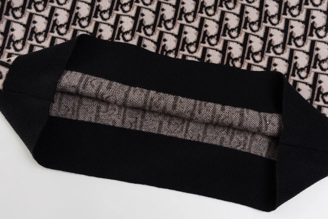 🅿️250 model number M13 Dior, the same style for men and women in autumn and winter (top quality, differentiated currency), the launch of high-density knitted sweaters, using the latest panoramic three-dimensional letter logo element crochet design, the ultimate heavy work, the ultimate perfection M L XL XXL