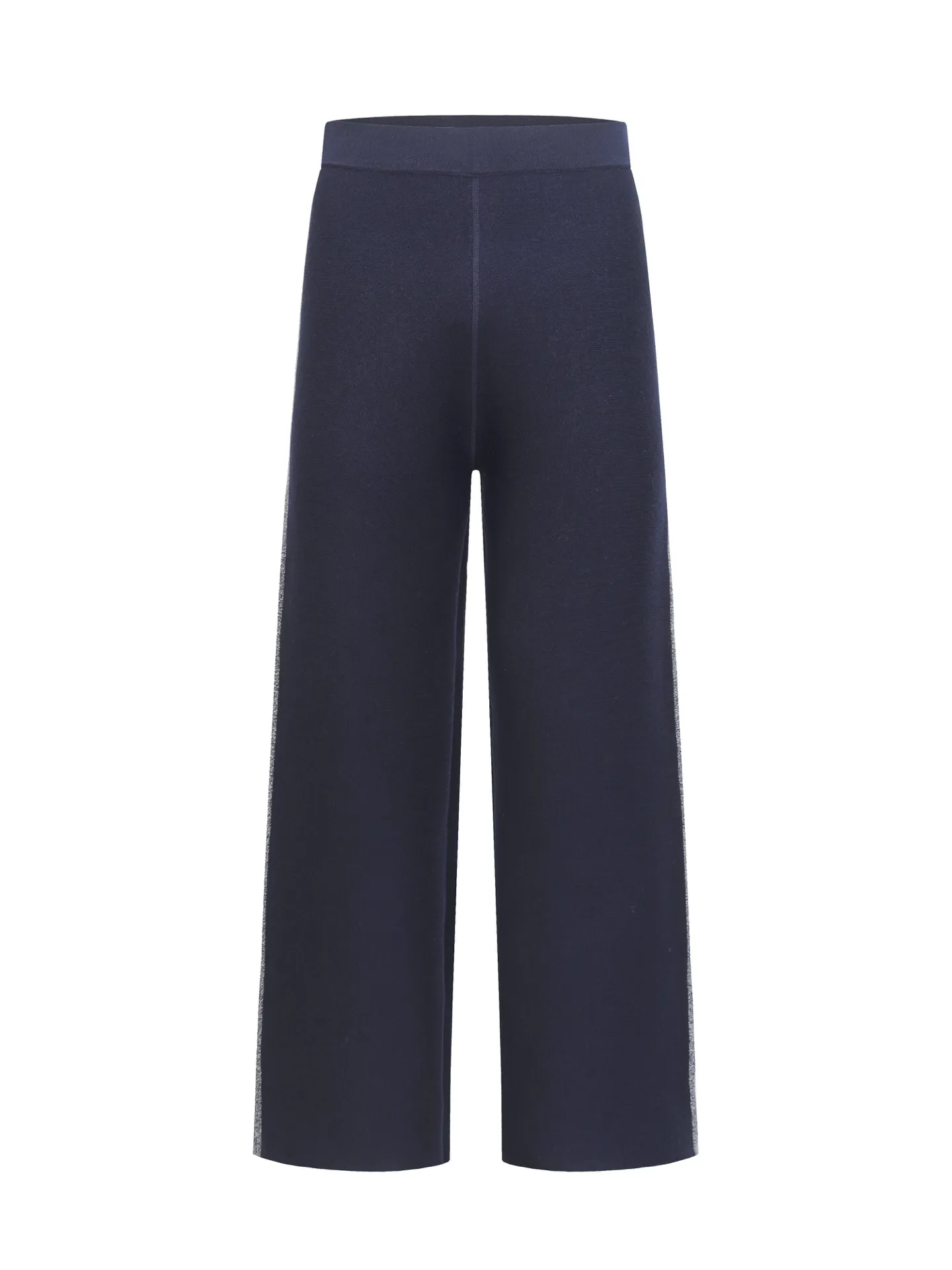 🅿️490 [High Quality] CD 25FW presbyopic reversible cashmere trousers (navy blue) The fabric is made of imported cashmere yarn double-sided jacquard fabric and can be worn on both sides. The fabric uses monogram jacquard double weaving technology to present the brand's iconic presbyopia pattern, which combines luxurious texture with practical functions. Swiss machine embroidery stitching technology ensures every detail is exquisite and perfect, and the stitches are even and delicate. The classic straight-leg design subtly modifies the leg lines, making the upper body slim and elegant. Double-sided jacquard technology keeps both sides of the fabric flat and crisp, making it comfortable and layered. Selected high-quality cashmere yarn brings a soft and skin-friendly touch experience while having good warmth retention and breathability. The overall craftsmanship is exquisite, and high-end quality is reflected from fabric weaving to finished product sewing. It is an exquisite item that is both fashionable and practical. Size:S/M/L