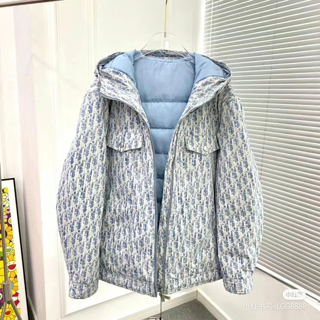 🅿️1080 Dior Dior 23 styles of presbyopic logo hooded down jacket, same style for couples S- XXL