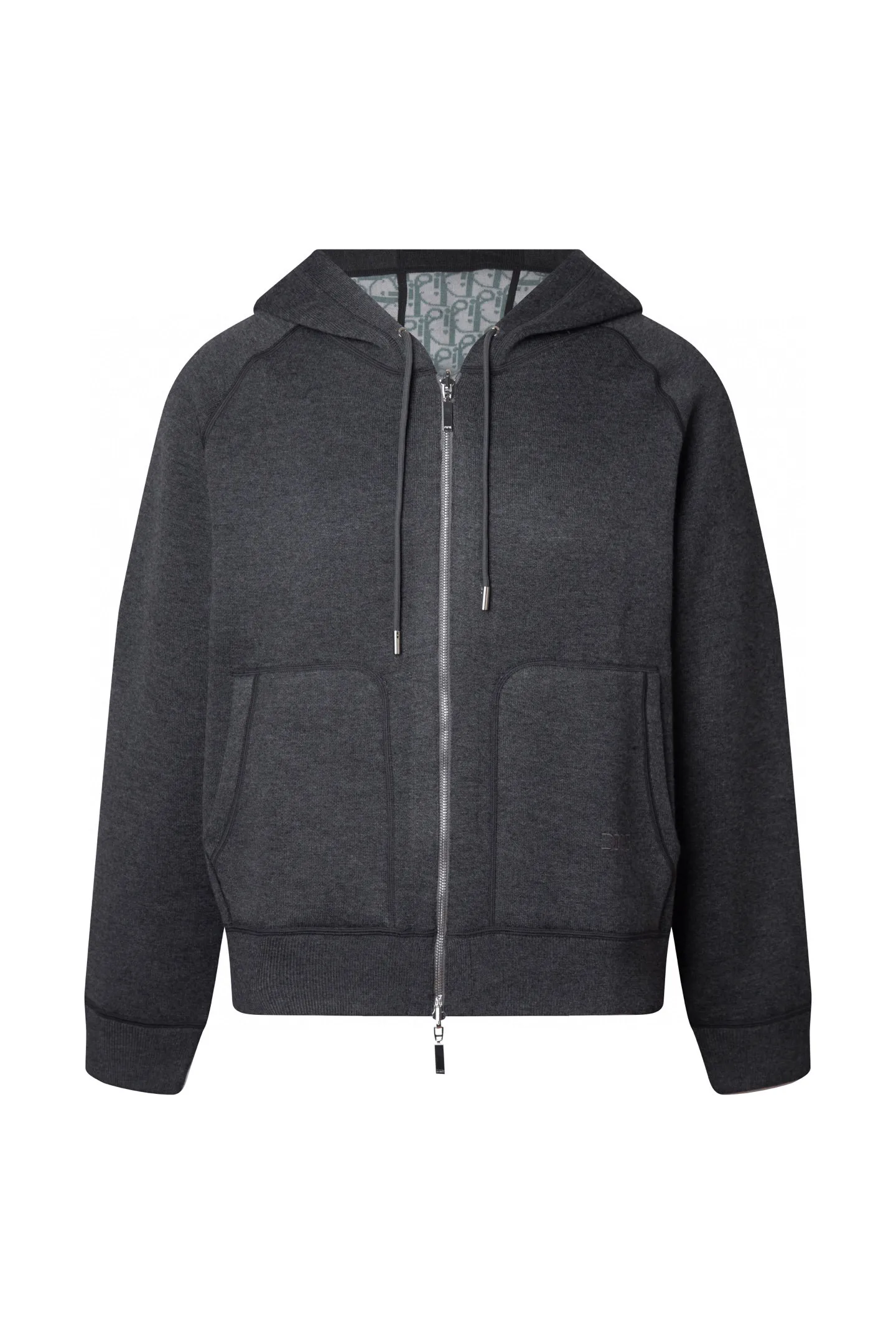 🅿️720 (No pressure in and out of the cabinet🔥 ZP version) Thick cashmere Double-sided🉑️Wearable The size is too large⚠️-Dior official website classic style🔥 Double-sided wearable different style letter logo jacquard cashmere blend hooded sweater jacket Men and women alike -Using ZP custom-dyed cashmere wool 98% cashmere fabric Threads are custom-dyed in the same cylinder with zero color difference Full set of auxiliary materials customized to distinguish the market currency. Welcome to compare - Color White Gray Dark Gray - Size S M L S-150 M -170 L-200 or less
