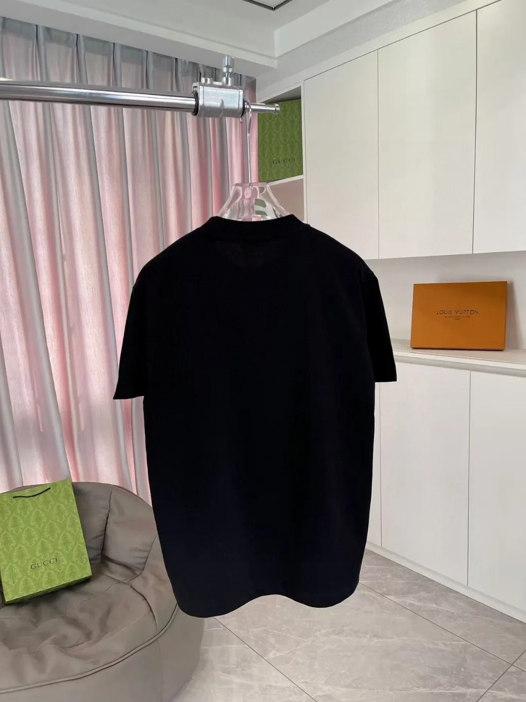 🅿️180 Dio Dior 2025 spring and summer new style personalized letter logo printing short-sleeved T-shirt customized fabric 300g same style for men and women Color: black white pink sky blue Size: S M L XL XXL five sizes ​
