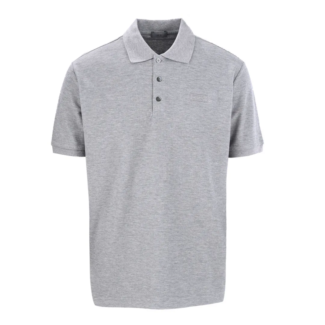 🅿️330 (higher version) DIOR Dior CD box square embroidered short-sleeved polo shirt. Original custom-made 200g cotton jade fabric, thread dyed to match the original. The imported machine-made tatami embroidery technology makes the letter logo appear delicate and exquisite, enhancing the decorative effect. Use an embroidery machine to embroider the designed letter logo onto the patch. Size：S-L