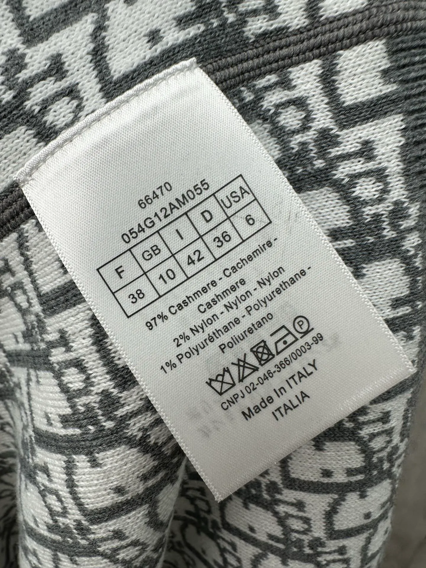 🅿️540 Dior 25ss new autumn and winter all-print hooded cardigan, classic letter logo jacquard embellishment, classic letter logo old flower jacquard decoration yb open mold letter CD zipper decoration Size: S M L XL