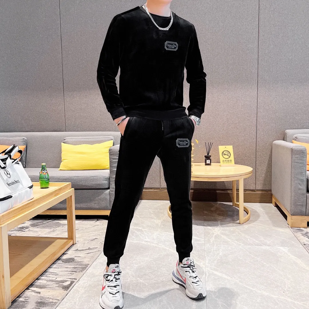 🅿️420 [DIOR Dior] (Double-sided gold velvet) hot-selling suit is coming. Focus on the original version of the official website. 2025 new hot-selling gold velvet suit. The original order is the best. 🇭🇰 Dedicated to the meticulous work of top designers, it is a fitting and perfect upper body effect. 100% natural high-quality gold velvet, close-fitting comfort, noble and elegant! Original hardware embodies elegance and nobility! Counter size: M-4XL (up to 200 pounds)