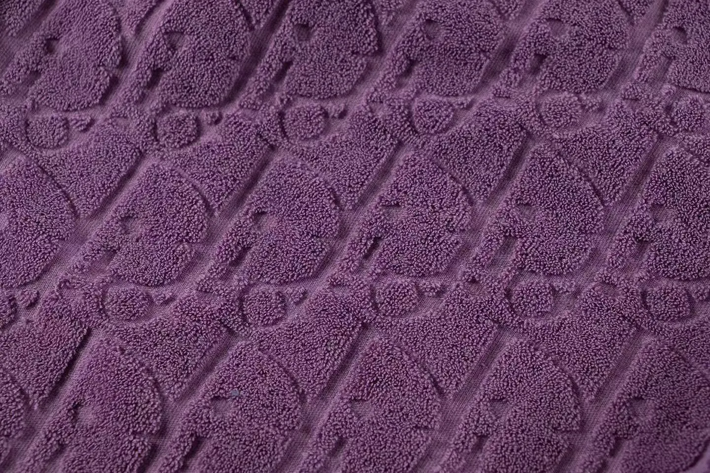 🅿️170 ❥B806# High quality Dior 2025Fall spring and summer new series Presbyopia jacquard terry shorts Custom-woven and dyed pure cotton 100% gram weight 300G fabric Positioned tailoring heavy-duty material size: S M L XL Color: purple