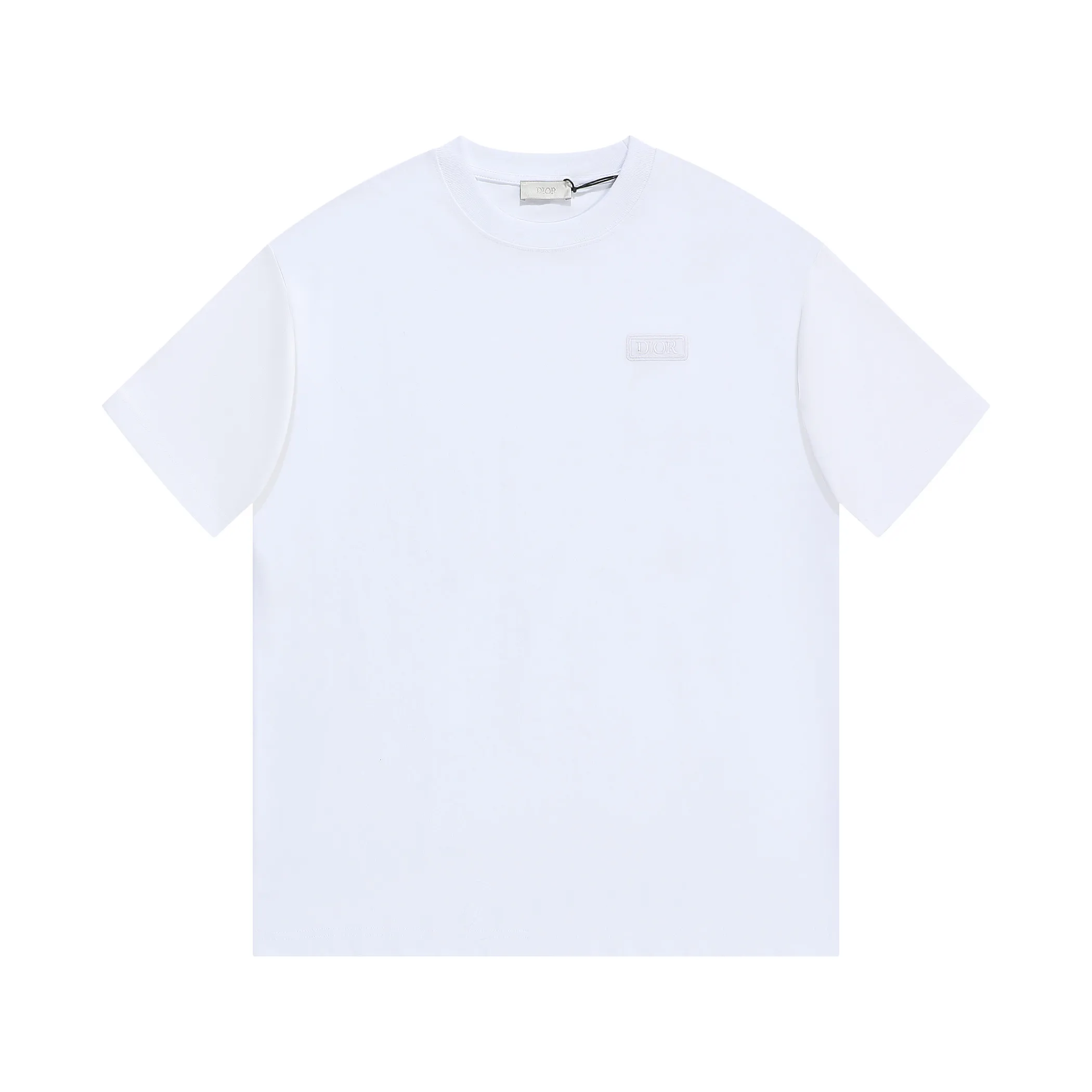 🅿️160 DIOR Dior new embroidered LOGO letters‼ ️Short-sleeved T-shirt® *Customized 280g cotton fabric, the fabric is soft, skin-friendly and comfortable *Laminated letter logo on the front *A very simple and elegant one that is unparalleled in terms of upper body comfort, interpreting your luxury and taste, and creating your fashionable charm. ⚠️Washing method: It is recommended to dry clean or wrap the reverse side in a laundry bag and machine wash it quickly in cold water and let it dry naturally! ⚠️ Unisex style 𝐂𝐎𝐋𝐎𝐔𝐑: White Black 𝐒𝐈𝐙𝐄: S-XL