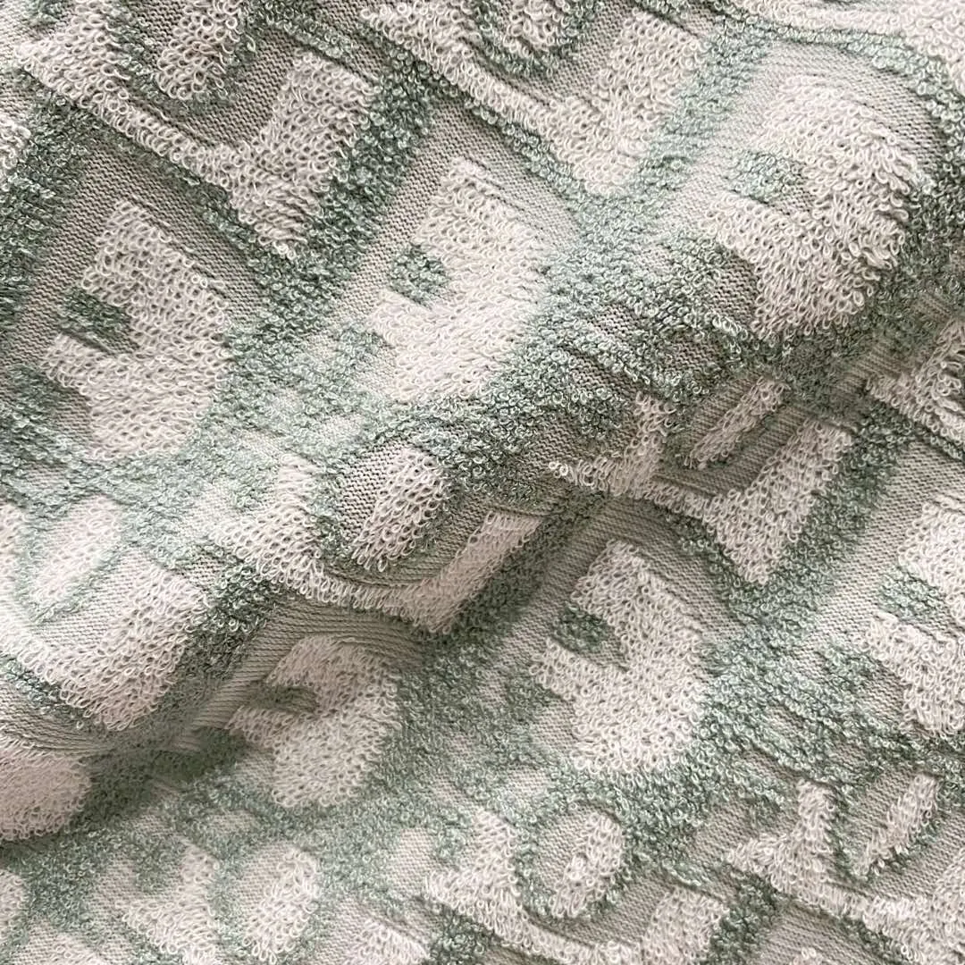 🅿️210 DIOR towel fabric shorts, full printed presbyopic letter LOGO towel fabric set, official synchronization, high version, high quality, fashionable personality, versatile trend, pure original quality, original fabric, tag, collar label, washed wheat, complete three standards, color: black, blue, light green. Size: XS-L