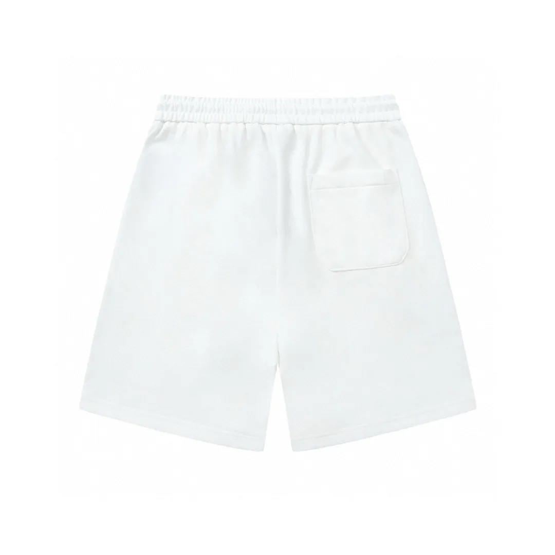 🅿️200 DIOR Dior classic light luxury CD printed letter logo essential for daily commuting for men and women casual shorts ·Customized terry fabric ·Elastic + drawstring adjustable waist ·Waist tag, three wash marks complete Color: White Size: XS S M L