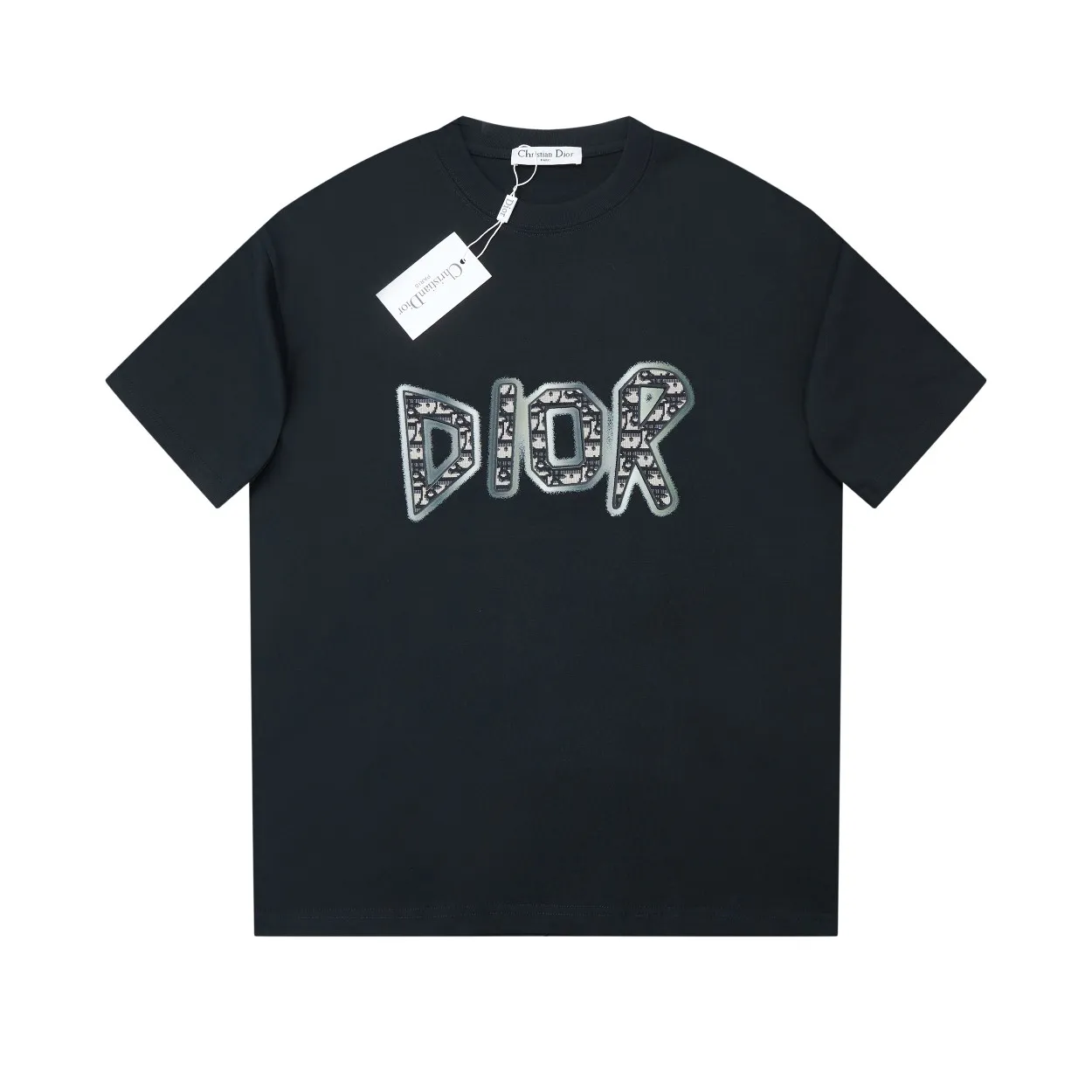 🅿️210 High quality ✨DIO✨🆕Classic logo letter pattern short sleeves. Official website synchronization, pure cotton fabric at the counter! Comfortable against the skin, durable and easy to wear, classic and simple logo design, meticulous original craftsmanship, customized 290G same vat dyed fabric, very comfortable to the touch, latest brick cabinet synchronization, OS drop shoulder version, fashionable and personalized, super versatile and good-looking, very suitable for both men and women, a must-have style, tag, collar label, washed wheat, three complete labels, black, blue, sky blue, green, military green 5️⃣ color S M L XL