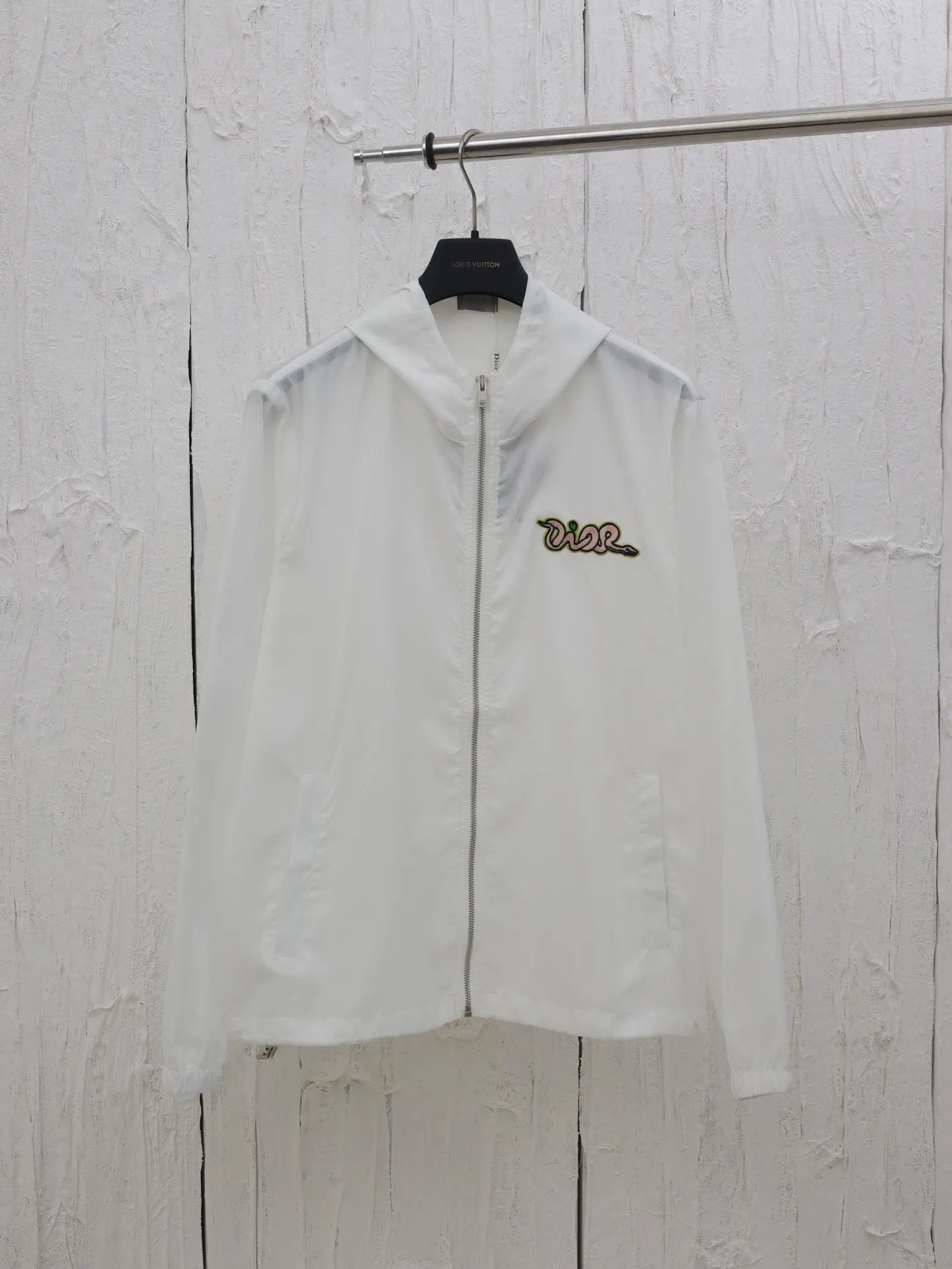 🅿️470 Dio*/Dior 25 Year of the Snake joint apple snake embroidered zipper sun protection suit Size: S/M/L/XL