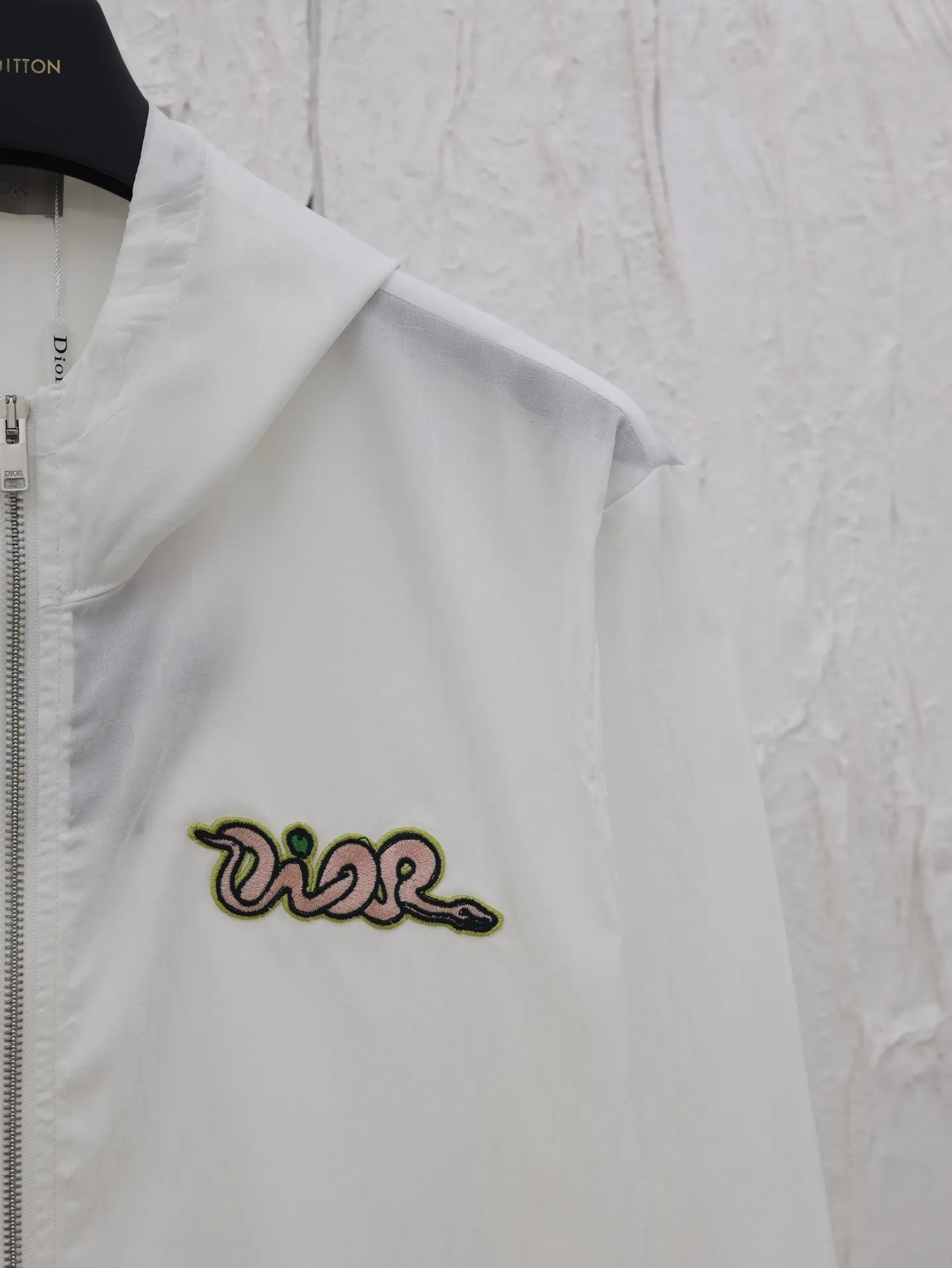 🅿️470 Dio*/Dior 25 Year of the Snake joint apple snake embroidered zipper sun protection suit Size: S/M/L/XL