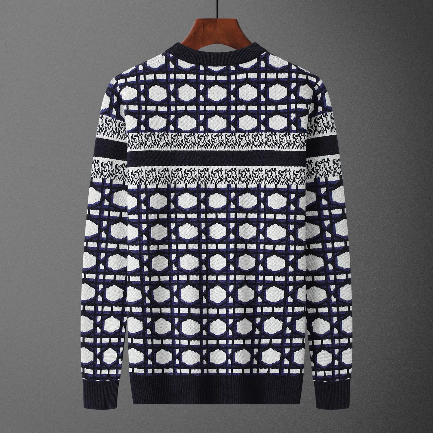 🅿️250 DIO•R, sweater, style number M2246#, size: M-XXXL, fabric: modal. Anti-pilling, color: royal blue