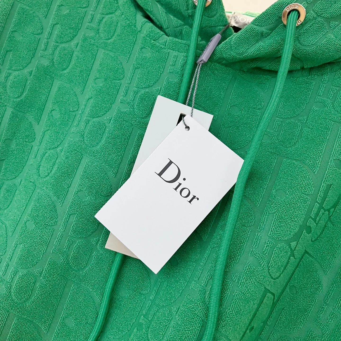 🅿️290 DIOR/Dior 420g custom jacquard fabric hooded sweatshirt, classic presbyopia dark pattern letters LOGO jacquard logo, official synchronization, high version, high quality, fashionable personality, versatile trend, pure original quality, original fabric, hangtag, collar label, washed wheat, three complete labels, color: black, white, royal blue, green, light blue, brown. Size: XS-L