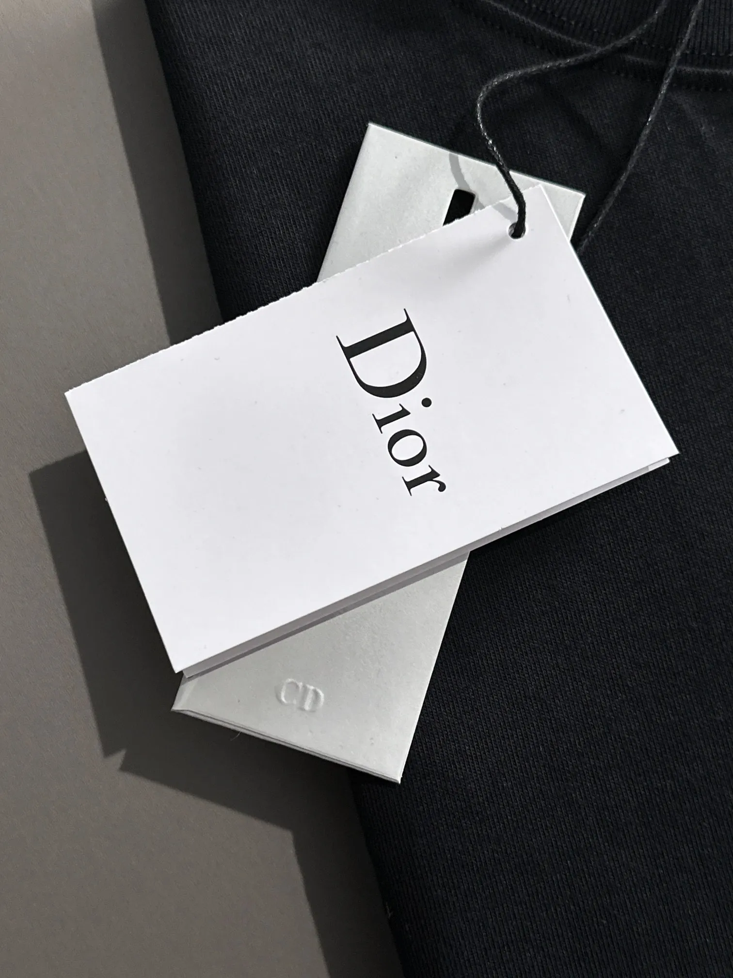 🅿️170 (arrives the next day) Dior 2025 new flower seedling embroidered letter logo Unisex short-sleeved T-shirt ·Customized 260g 100% double yarn pure cotton fabric ·Imported Tajima machine embroidery technology ·Custom-dyed 32 double-strand threads ·Collar tag, main mark and three labels complete Color: black Size: XS S M L