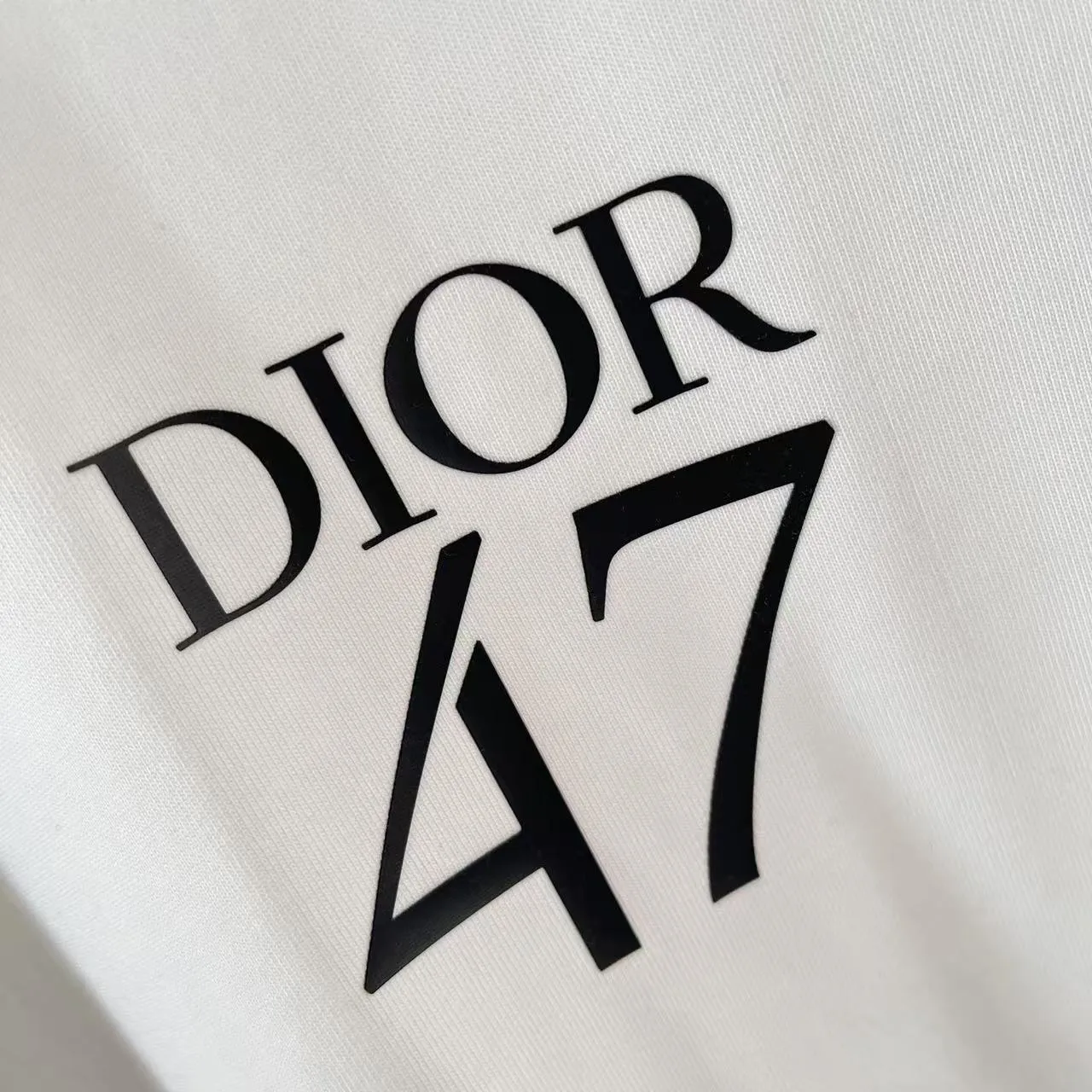 🅿️170 Dio Dior 2025 summer new style Letter logo three-dimensional silicone printing Short-sleeved T-shirt Customized fabric 300g Same style for men and women Color: Black White Sky Blue Iron Gray Size: S M L XL XXL Five codes​