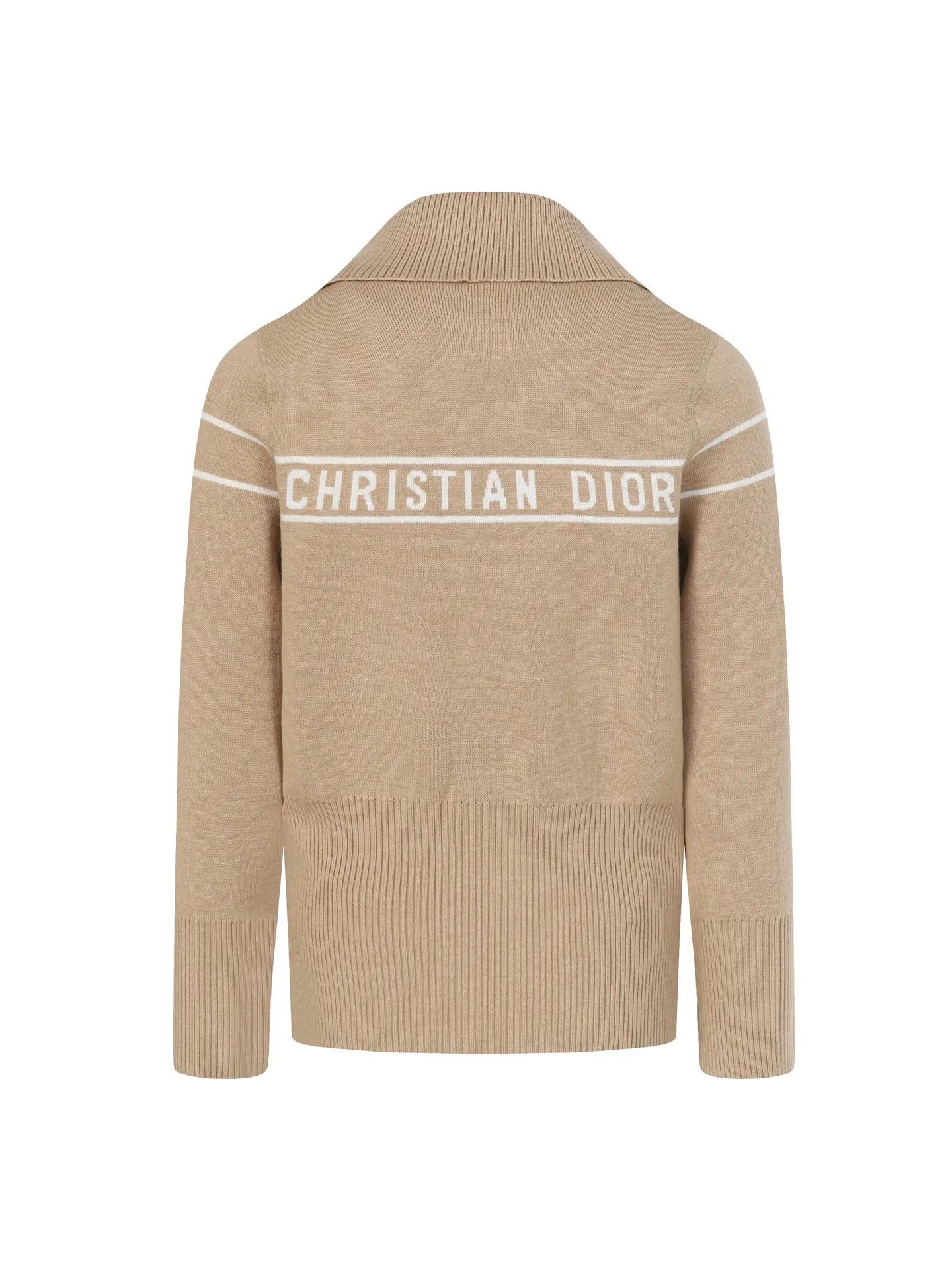 🅿️530 CD 25FW presbyopic double-sided military collar zipper knitted jacket (khaki). The original purchase was 32,000 and developed. The fabric is carefully made of high-quality cashmere blended knitted fabric. This DIOR cardigan reinterprets the brand's classic logo in an innovative way. The double-sided design brings two wearing styles: one side is simple and pure gray, and the other side shows the iconic Oblique print pattern. The short slim fit and front zipper closure make it easy to wear on a daily basis. The details are ribbed on the collar, cuffs and hem to ensure comfort and maintain the silhouette. The medium-thick knit gives the garment just the right amount of warmth and drape. The lining-free design maintains the overall lightness. Professional dry cleaning is recommended. This cardigan can be layered with Oblique printed items from the same series to easily create a layered and exquisite look, perfectly demonstrating DIOR's ultimate pursuit of materials and craftsmanship. Size:S/M/L