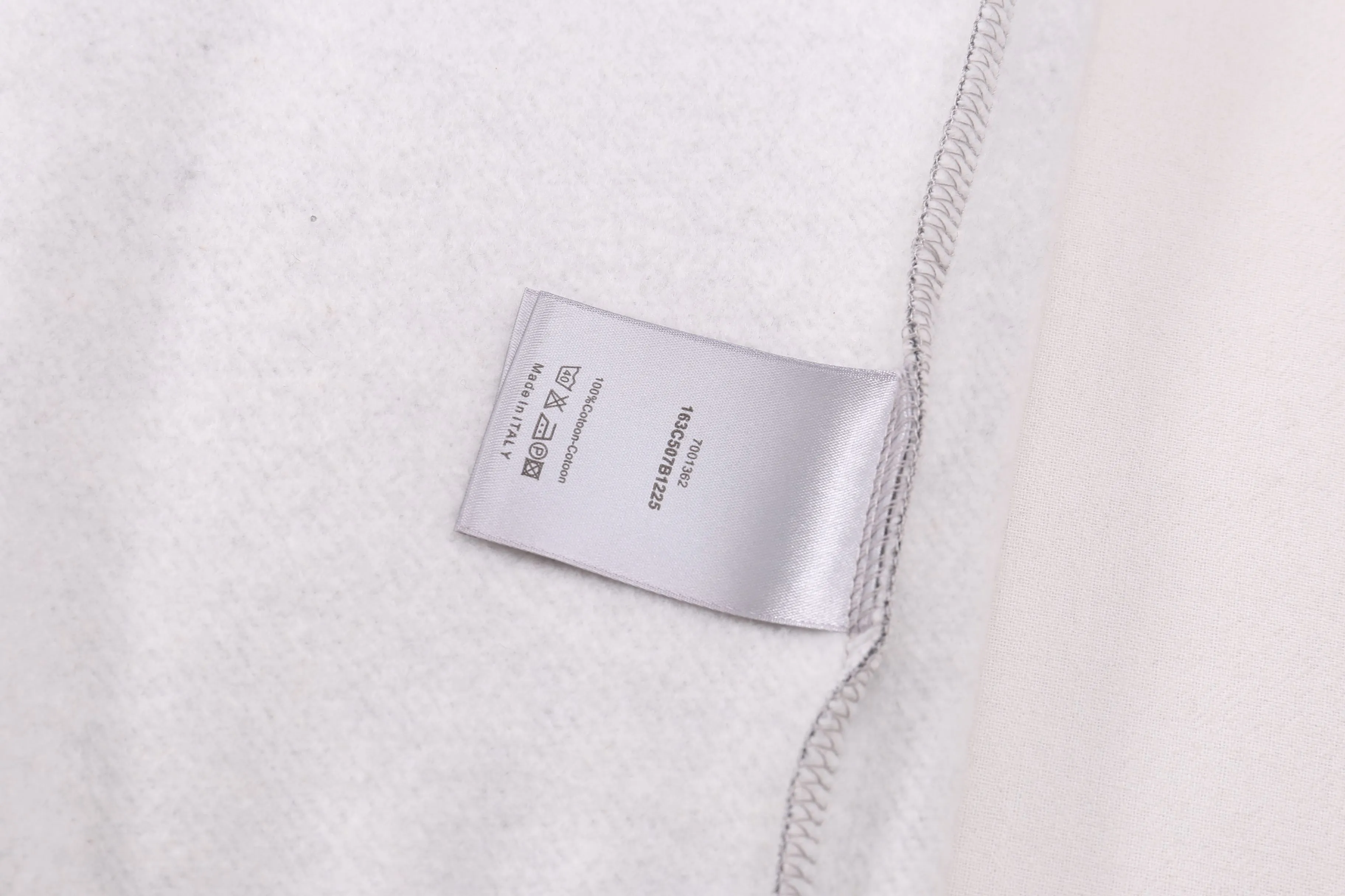 🅿️190 Correct version of high quality D10R new gray dot fleece embroidered letter short-sleeved suit Original mold opening It took more than a month to weave and dye the original consistent gray dot yarn fabric The color is almost 98% the same as the original Original cotton fleece fabric SIZE: XS S M L