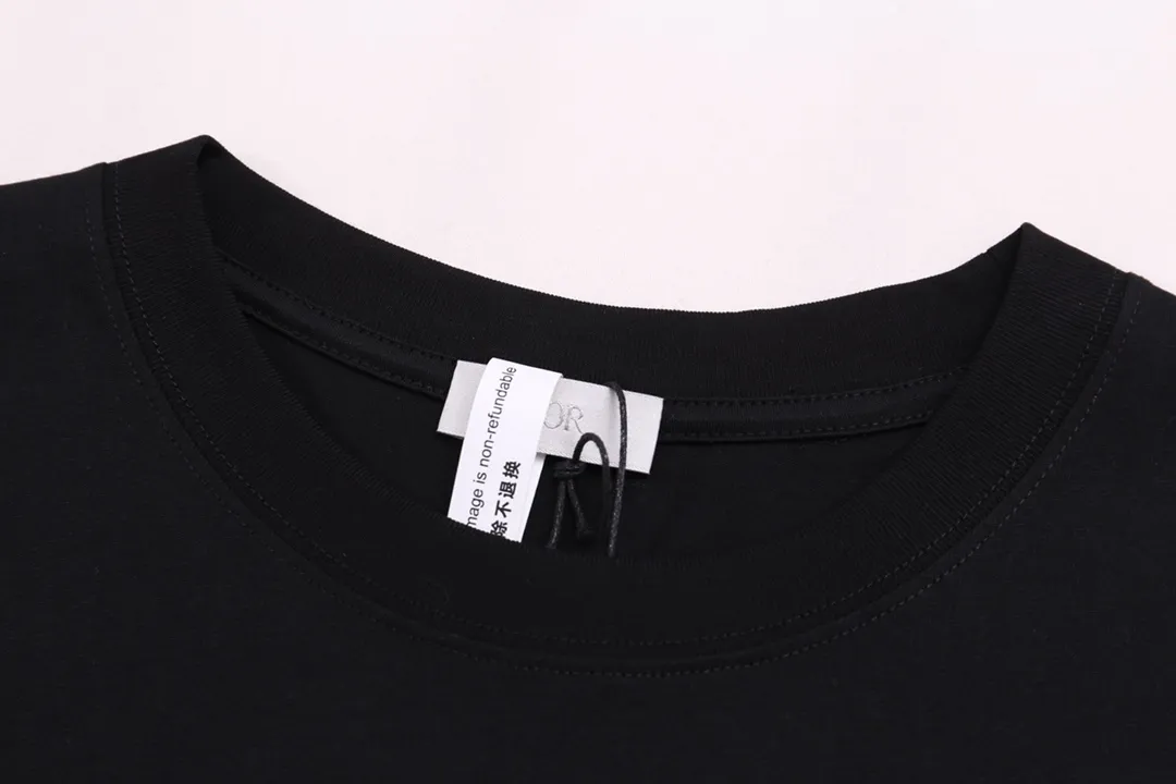 🅿️180 High-quality new Dior-Dior-25 new printed letter logo short-sleeved T-shirt, complete with three labels Size: XS-L