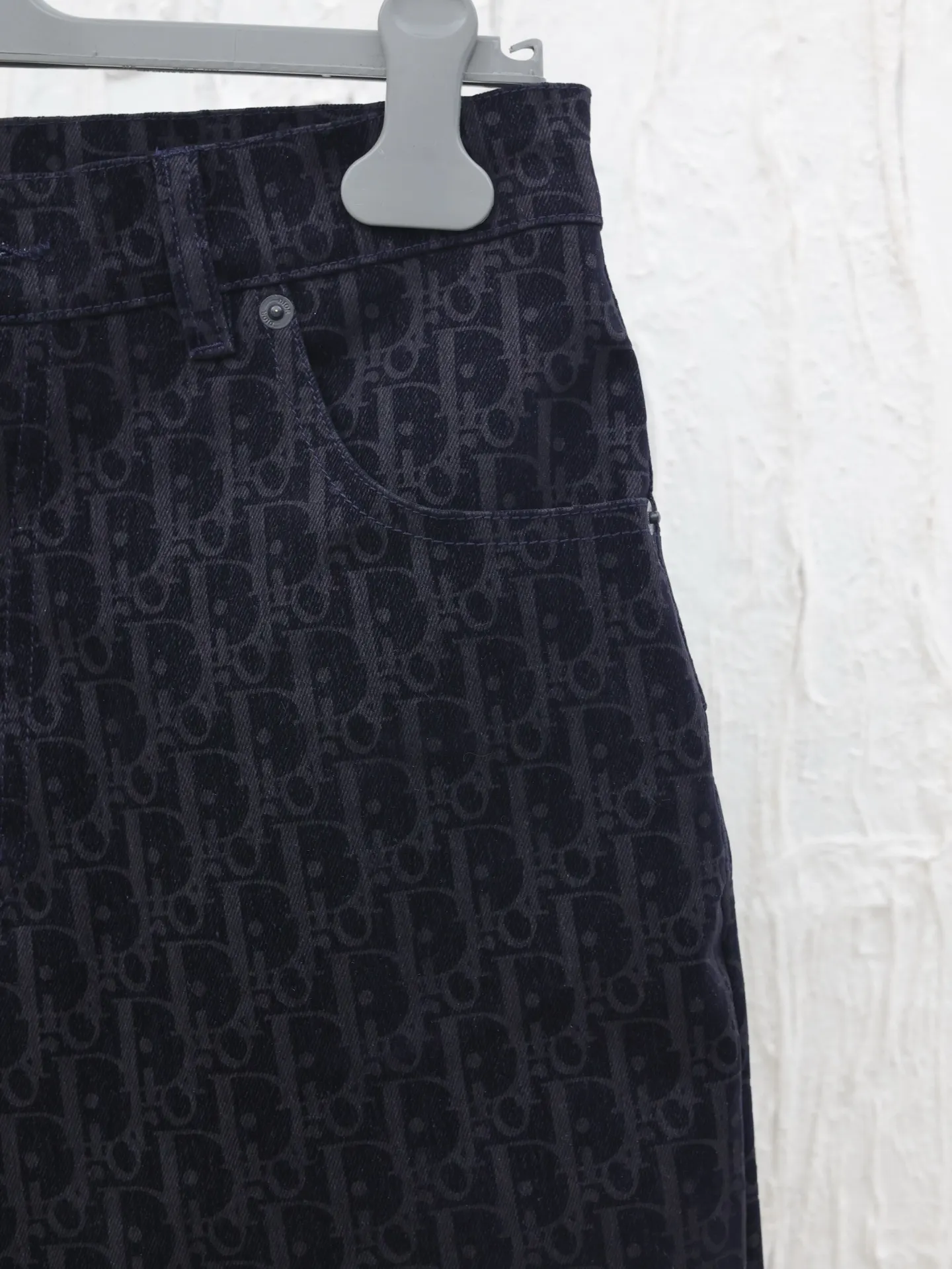 🅿️430 Dio*/Dior 25ss Year of the Snake embroidered letters cotton blend denim shorts Size: S/M/L/XL