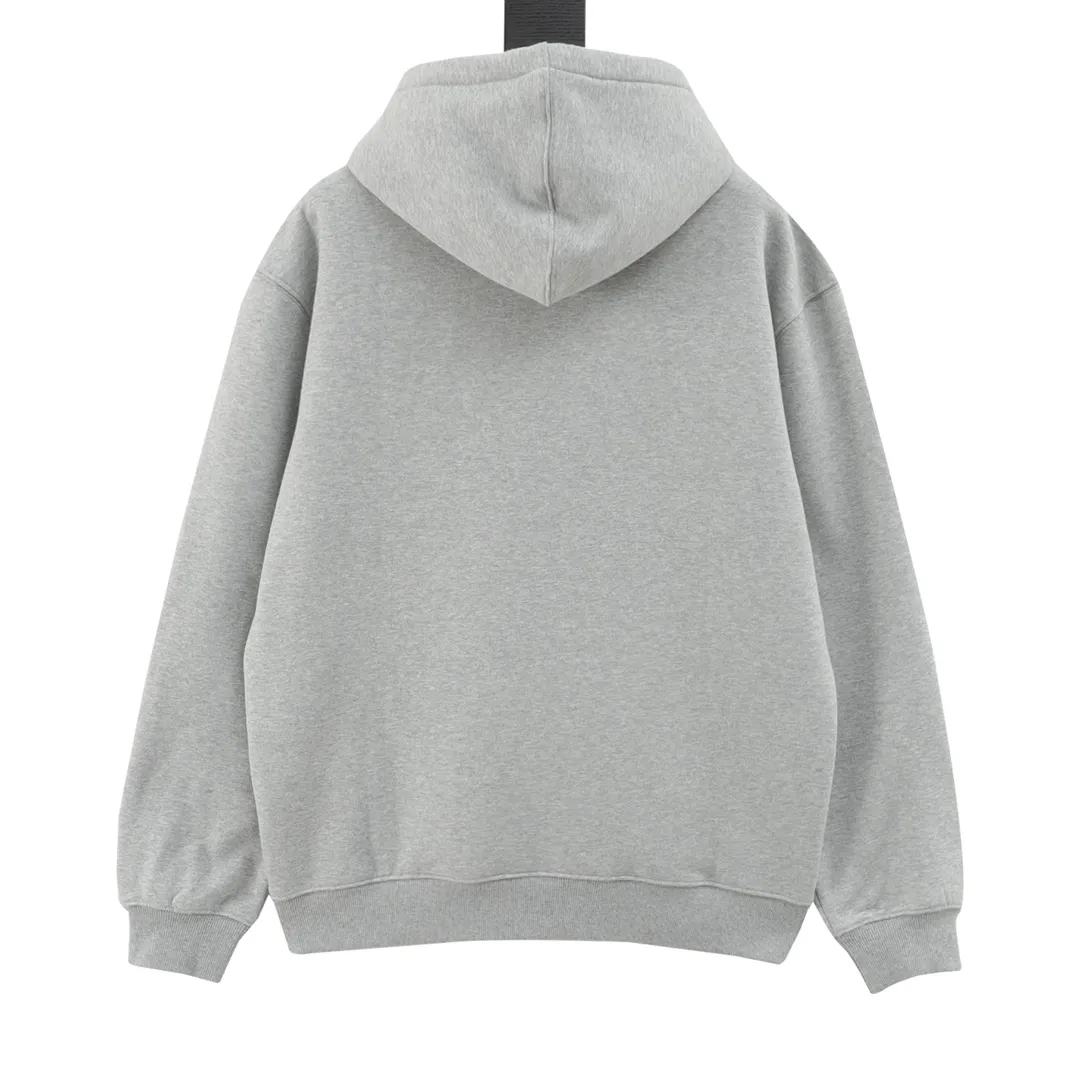 🅿️560 DIOR CD tri-color patch embroidered hooded sweatshirt. The original version is made of new fabric types, 420g cotton heavy fleece fabric, washed with heavy fleece feel. The upper body is fluffy, upright and soft, with the skin-friendly feel of wool. The new patch embroidery process consists of embroidering 4 letters and sewing the clothes on a flat car. Each letter is positioned to restore the original version. The ropes are custom-dyed according to the fabric color, and the hardware is molded independently to create a loose fit. Size：S-L