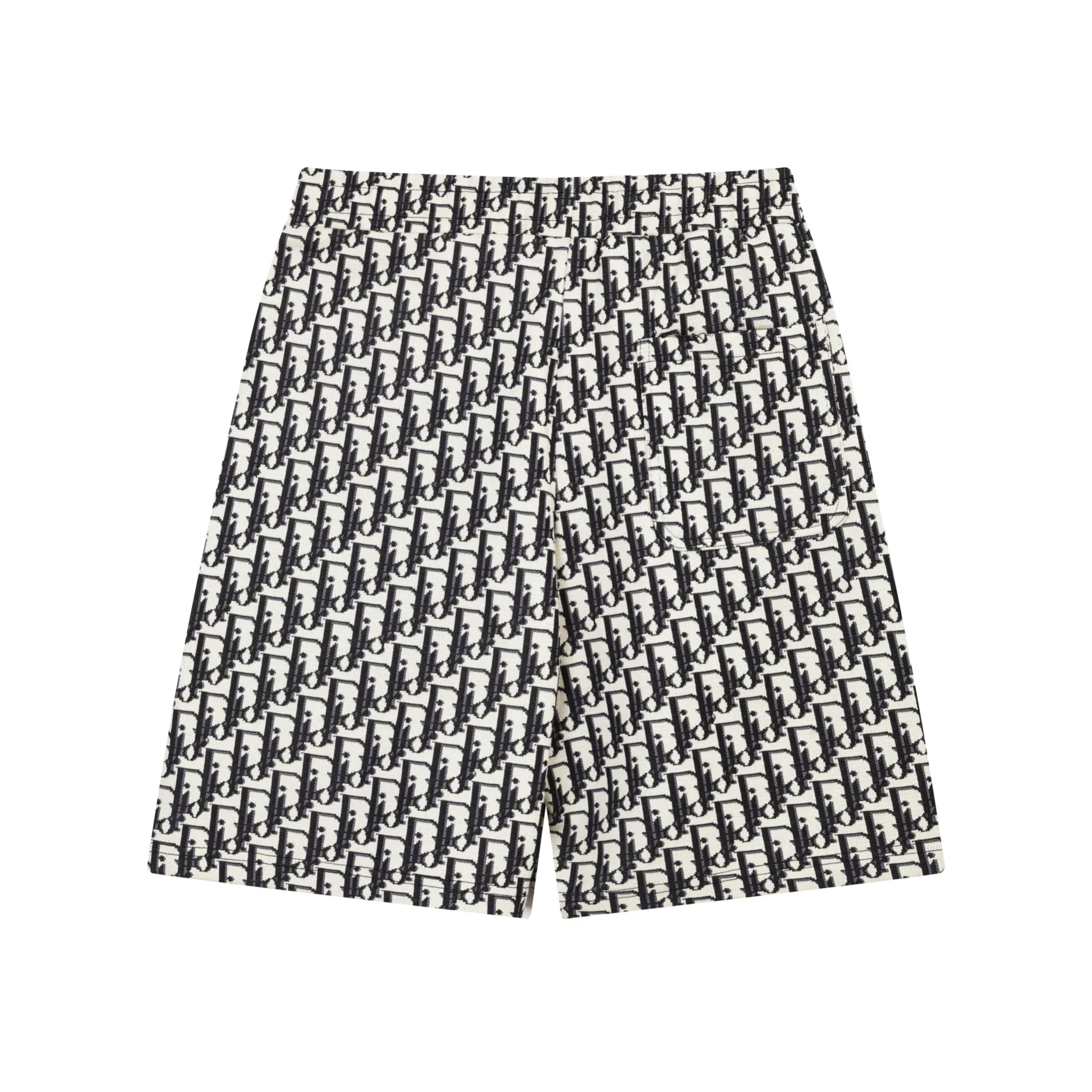 🅿️190 Dior 2024SS new knitted shorts, customized fabric using wafer cloth weaving method, dark flower knitting technology and embroidered logo. The version is tight and three-dimensional, with straight stripe splicing. The customized trouser cord hardware has strong texture and smoothness. The upper body is comfortable and breathable. It has a concave and convex three-dimensional feel. It is fashionable and casual. Gray Dark Gray Size M-4XL