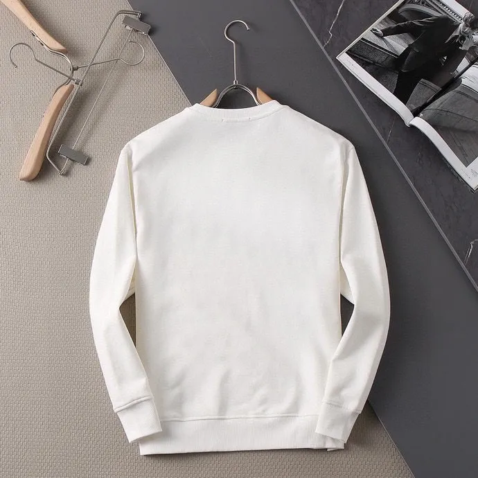 🅿️220 brand [DIOR Dior] (good news for fat people) 2025ss autumn latest long-sleeved round-neck sweatshirt, on sale simultaneously on the official website. Refreshing and breathable. Made of top Tencel Roman. Comfortable and soft. 3D three-dimensional clarity. Super fashion sense. Great for gifting and keeping for yourself. Size: M-5XL (can wear up to 220 pounds)