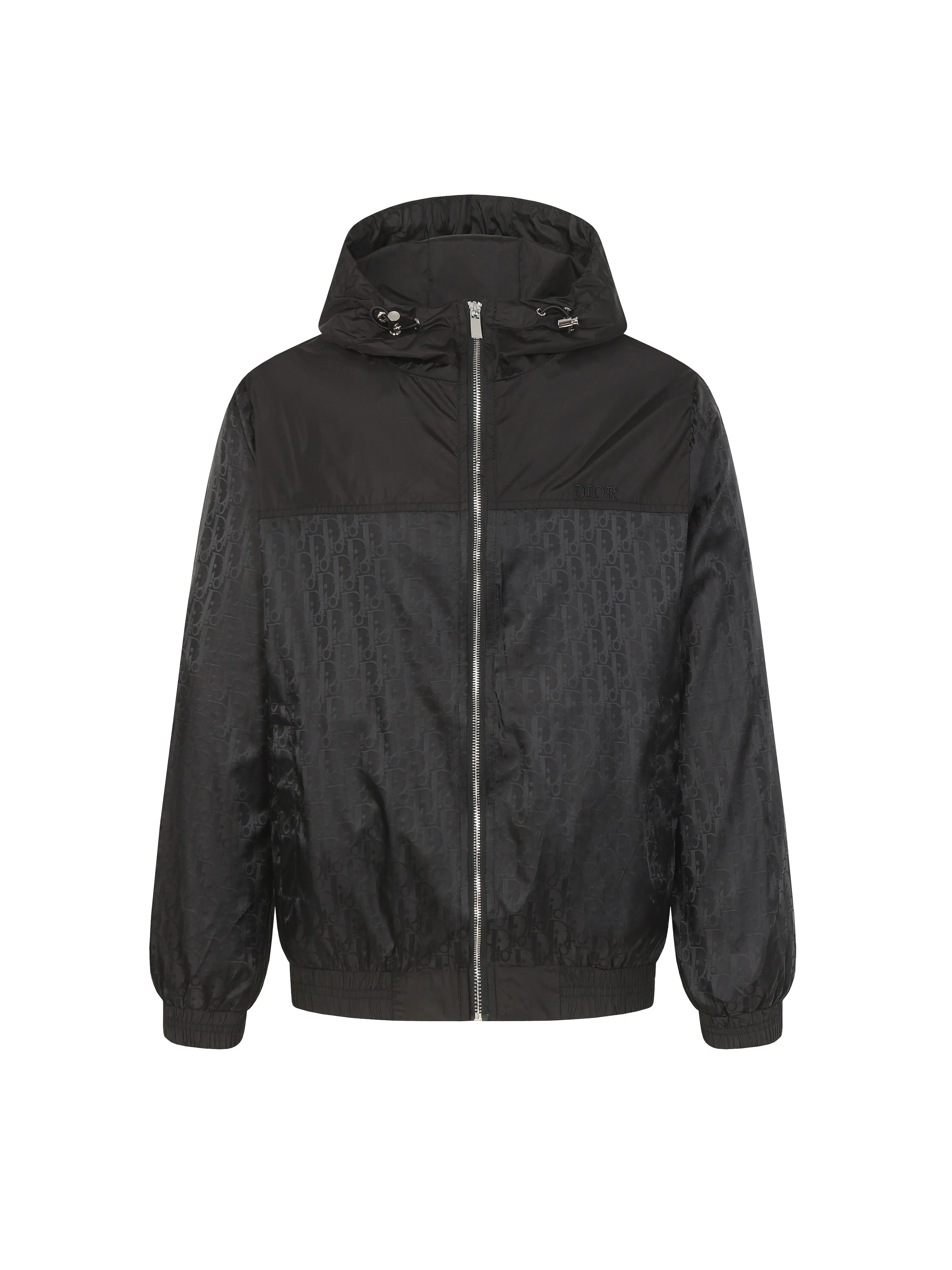 🅿️490 Dior/Dior hooded jacket with all-over lettering logo printed on the chest. Trade channels are rare. Overseas boutiques are sold in limited quantities. A model of outdoor windbreaker products, the trademark with dark patterns all over the body highlights the brand recognition. This jacket is both warm and lightweight. The latest model is launched in the same style at the counter. The ultra-authentic upper body instantly transforms into an oppa. The simple and fashionable three-dimensional tailoring has unique craftsmanship. The upper body effect is excellent and shows a confident temperament. In addition to daily leisure, it can also be worn for outdoor sports. It is also a good choice for travel. It is relaxed and casual and shows a masculine temperament. Color: Black Size: S/M/L/XL