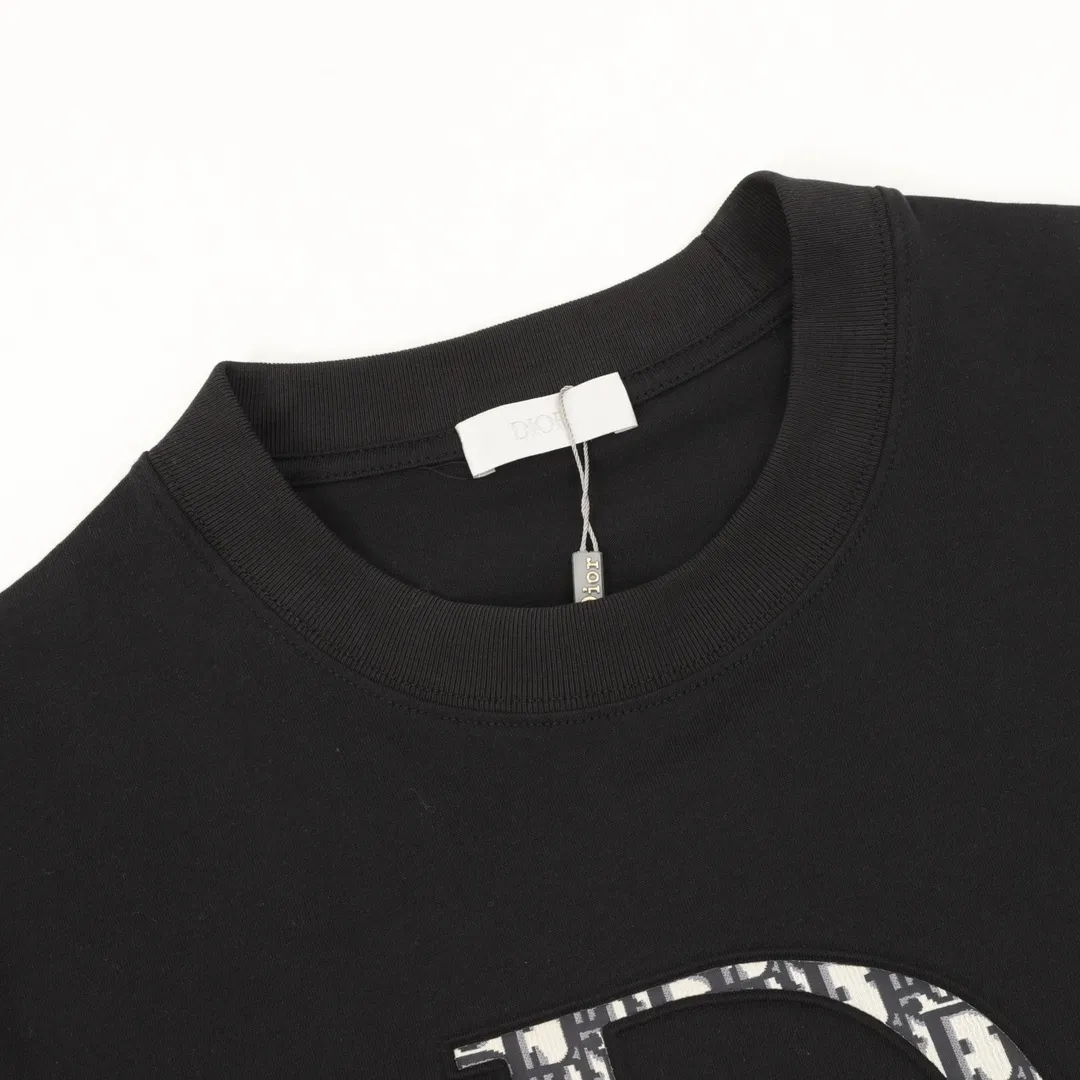🅿️360 Dior Dior classic classic three-dimensional patch embossed long-sleeved T-shirt size: XS-XL