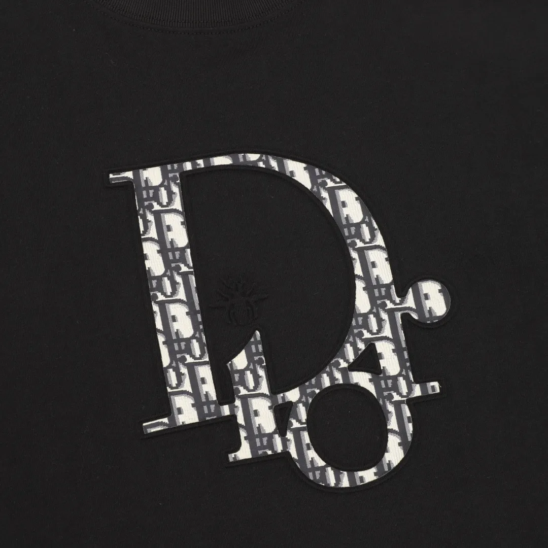 🅿️360 Dior Dior classic classic three-dimensional patch embossed long-sleeved T-shirt size: XS-XL