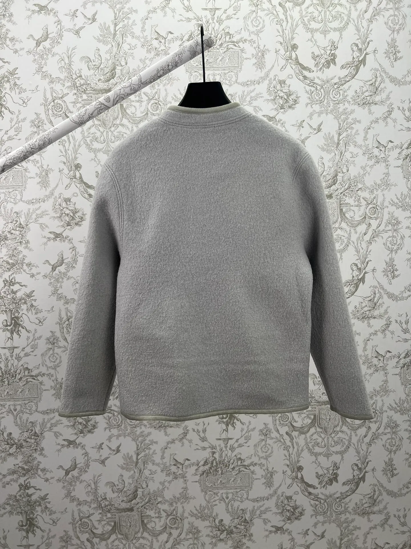 🅿️1100 Dior 25ss new summer men's wear series sheep wool jersey jacket men's gray high version code number: S.M.L.