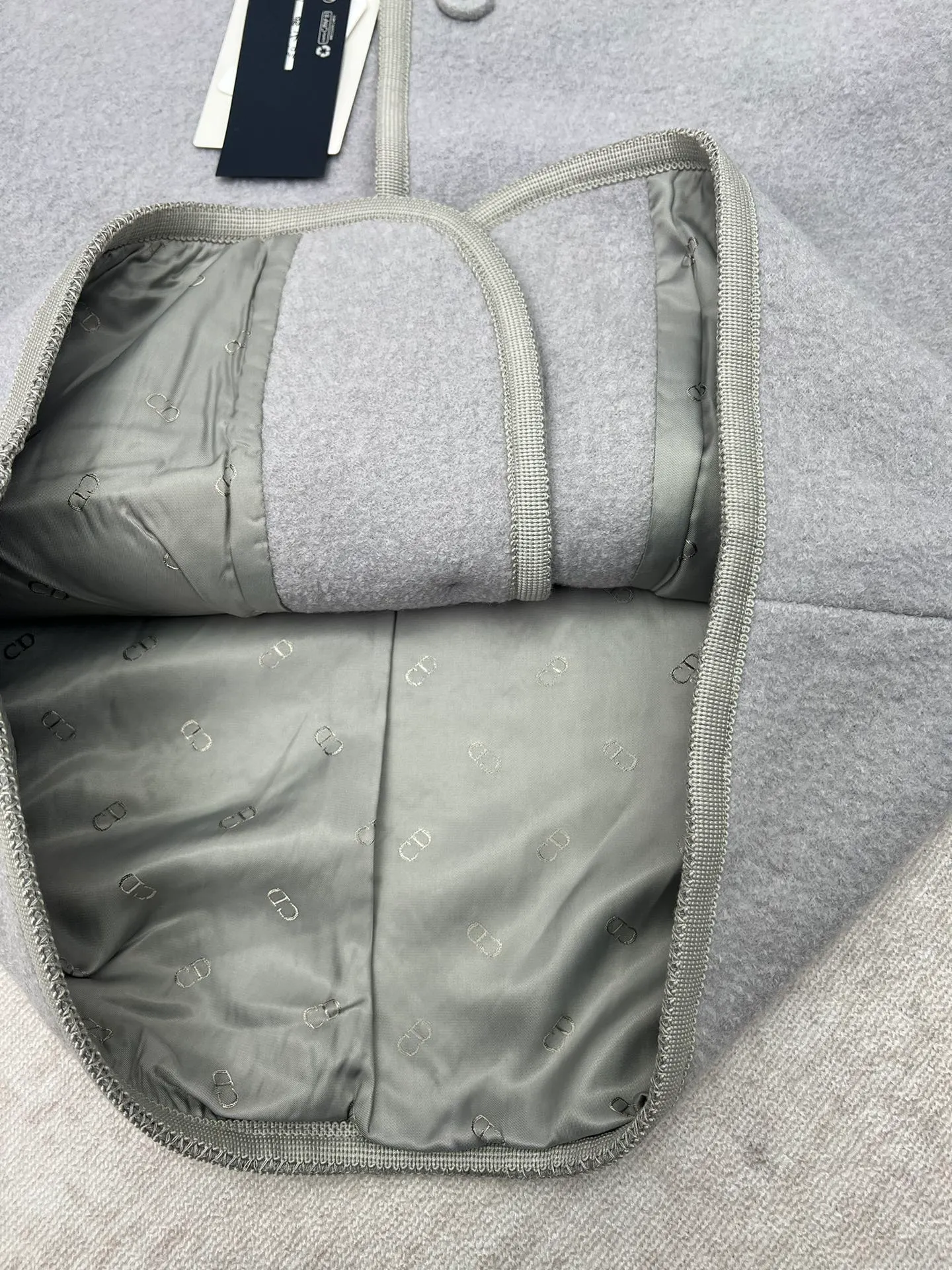 🅿️1100 Dior 25ss new summer men's wear series sheep wool jersey jacket men's gray high version code number: S.M.L.